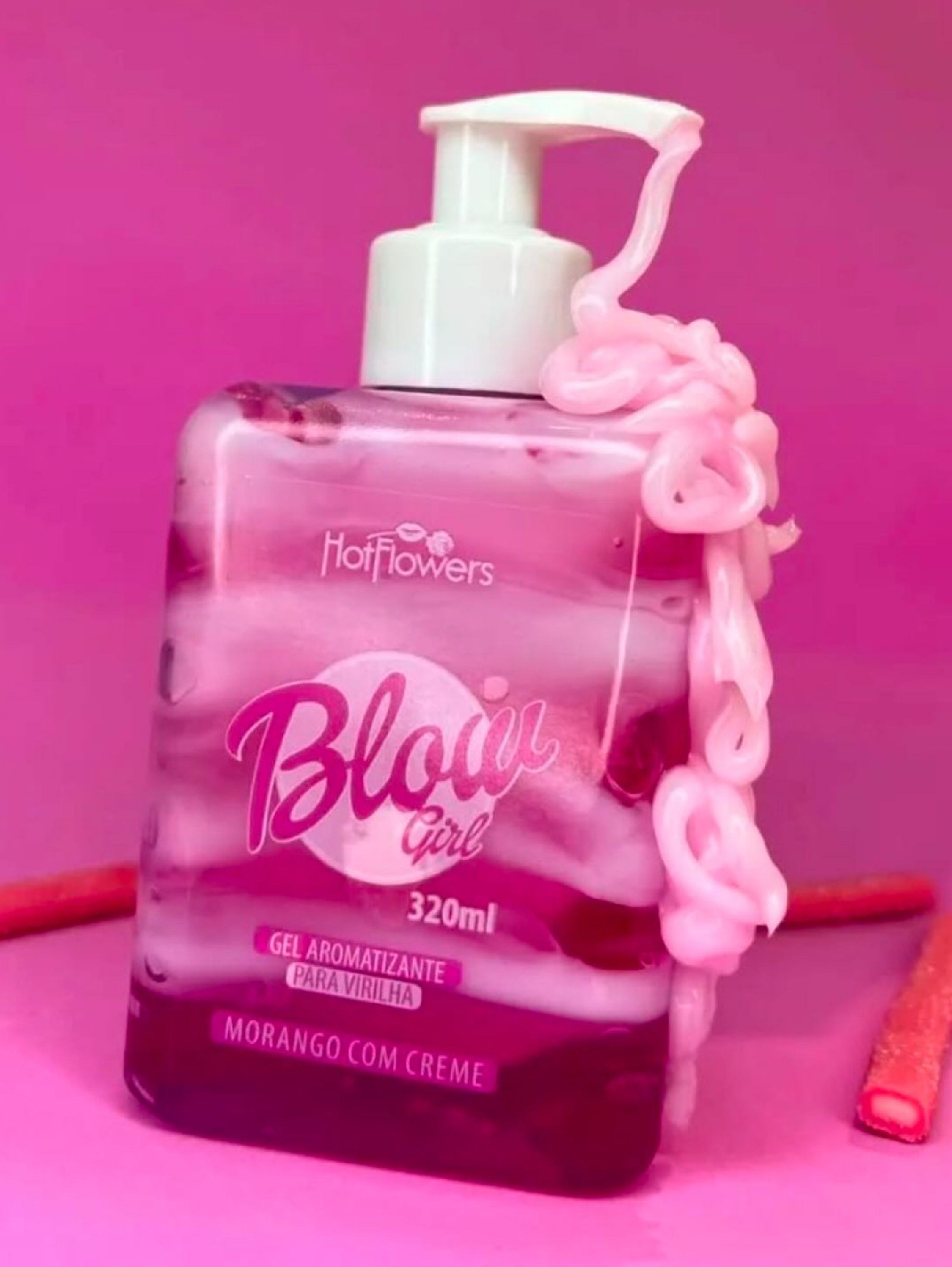 BLOW GIRLS Gel Aromatizante Beijável para virilha