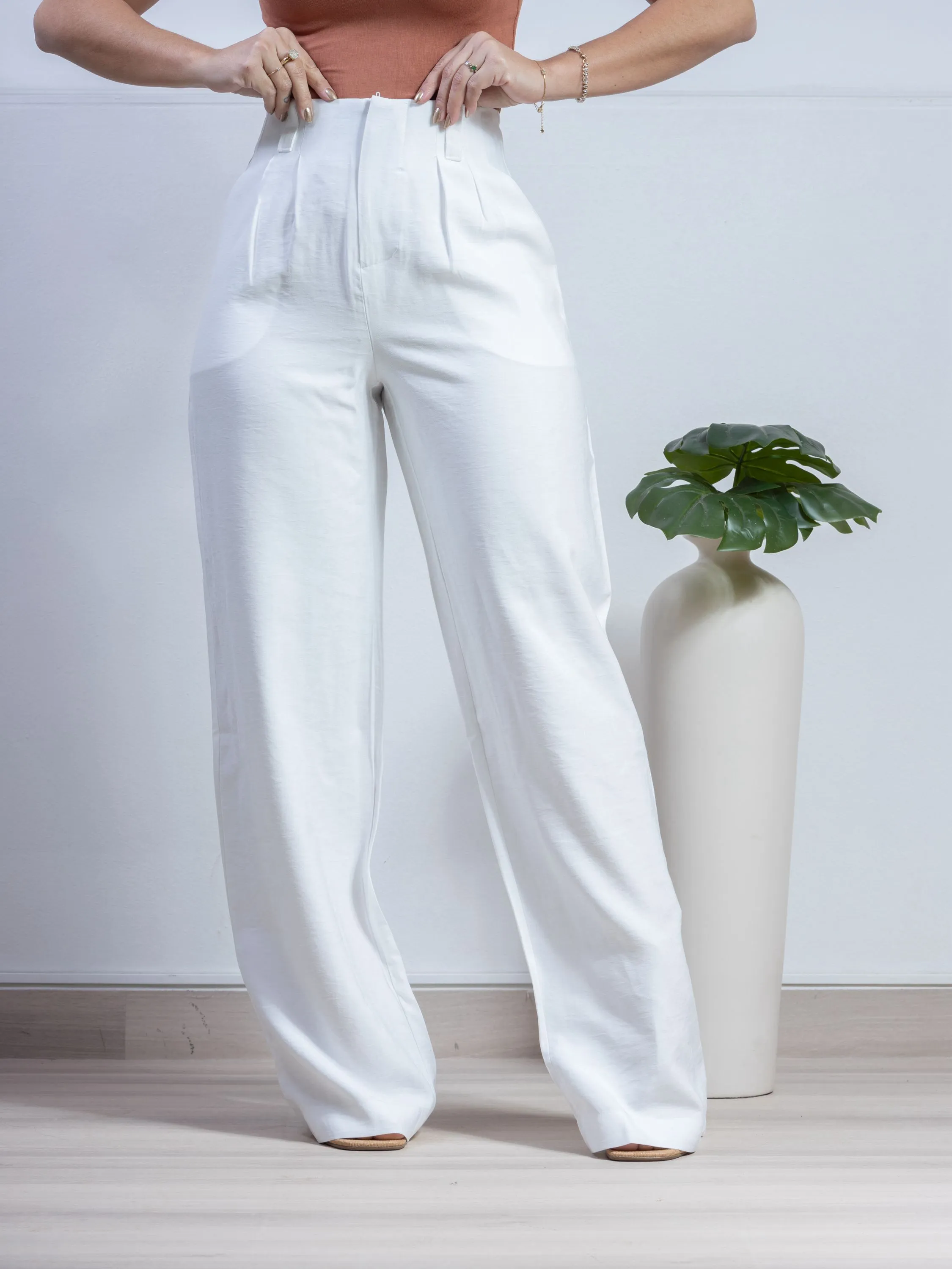 Calça feminina pantalona marrant