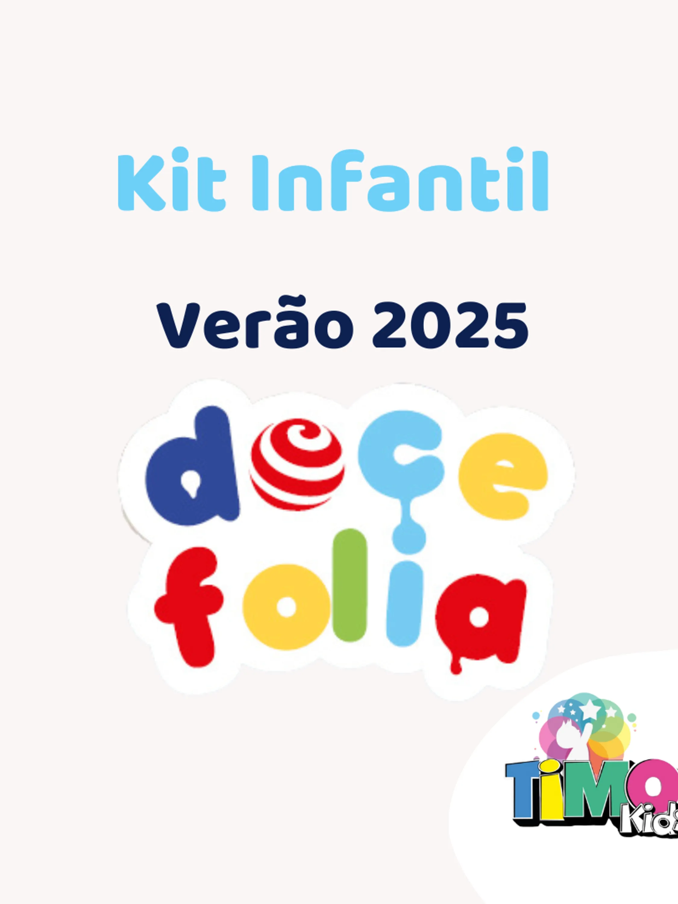 Kit Doce Folia - Conjuntos de Verão do P ao 8