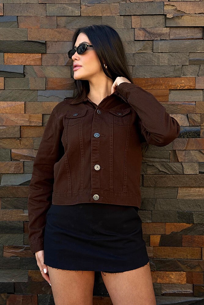 Jaqueta marrom