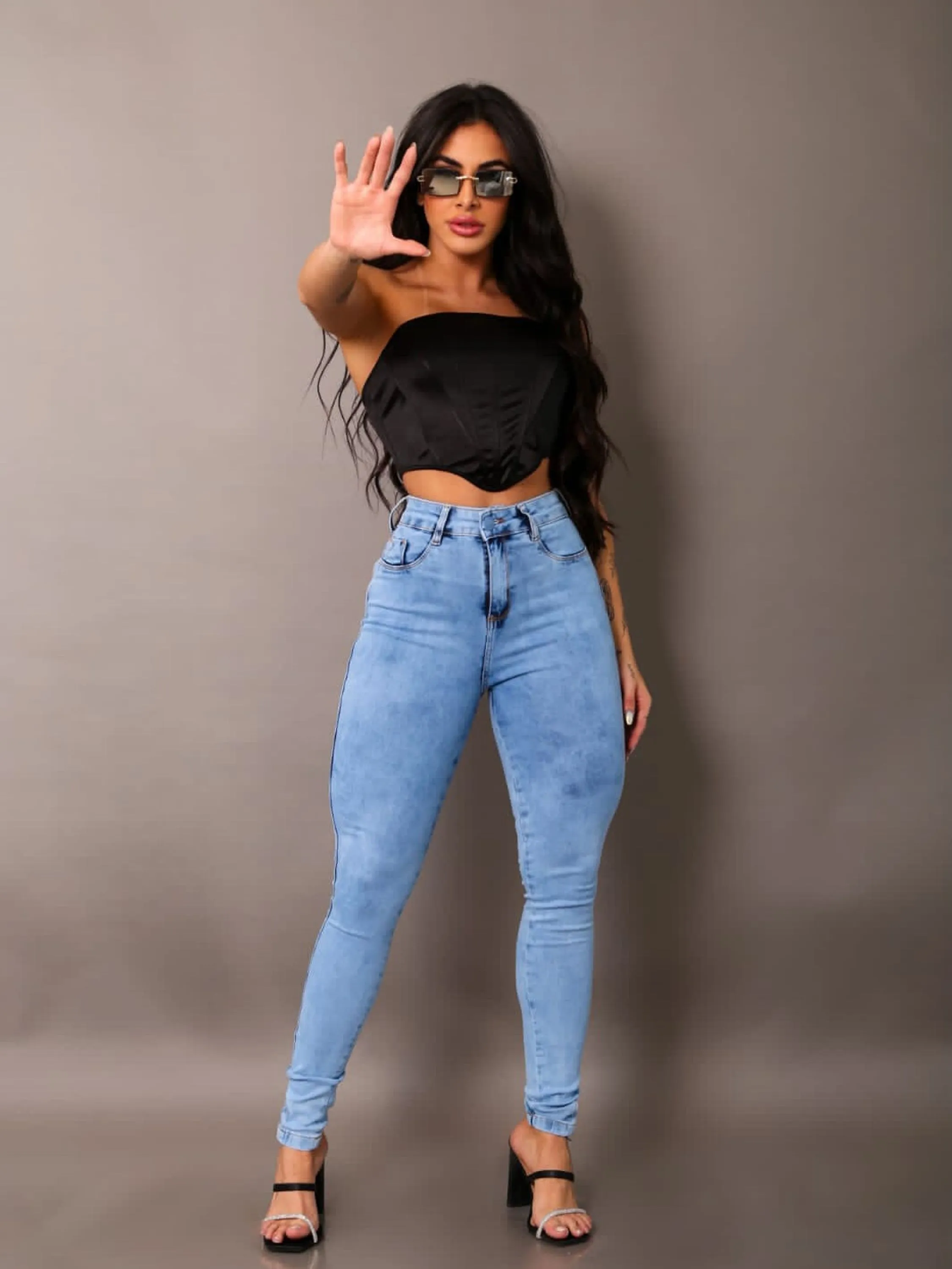 Skinny jeans, sky clara lisa