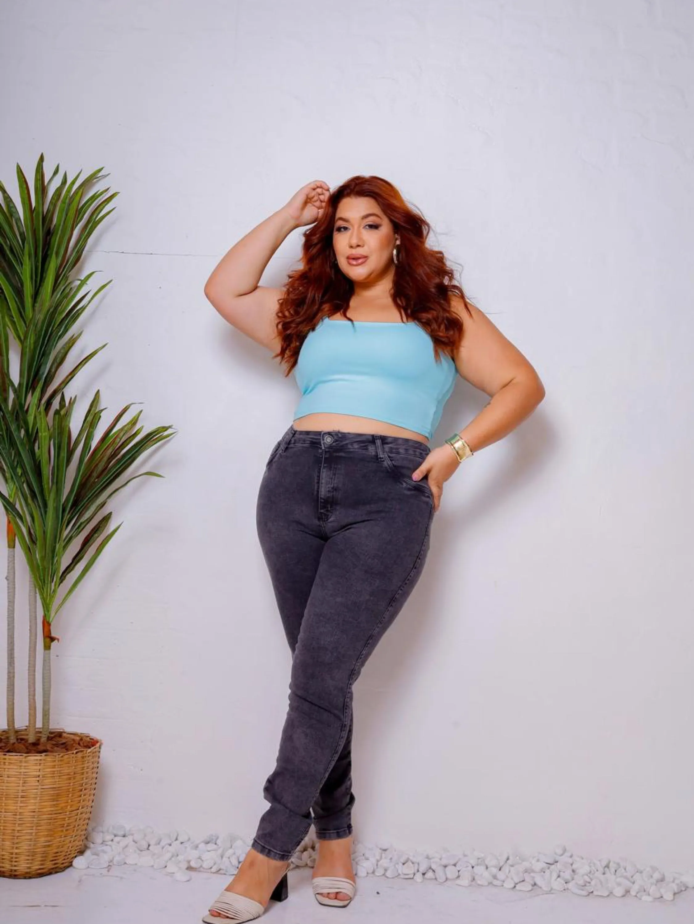 Calça Jeans Plus Size Skinny