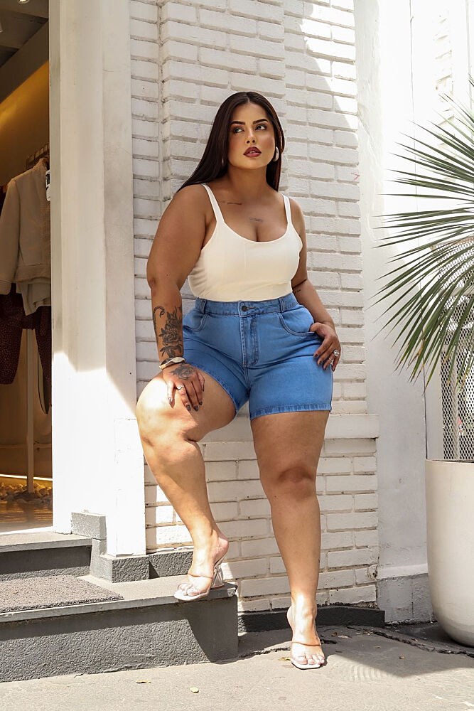 Shorts mármore Plu