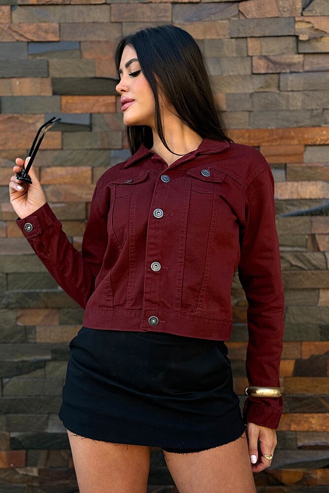 Jaqueta Bordô