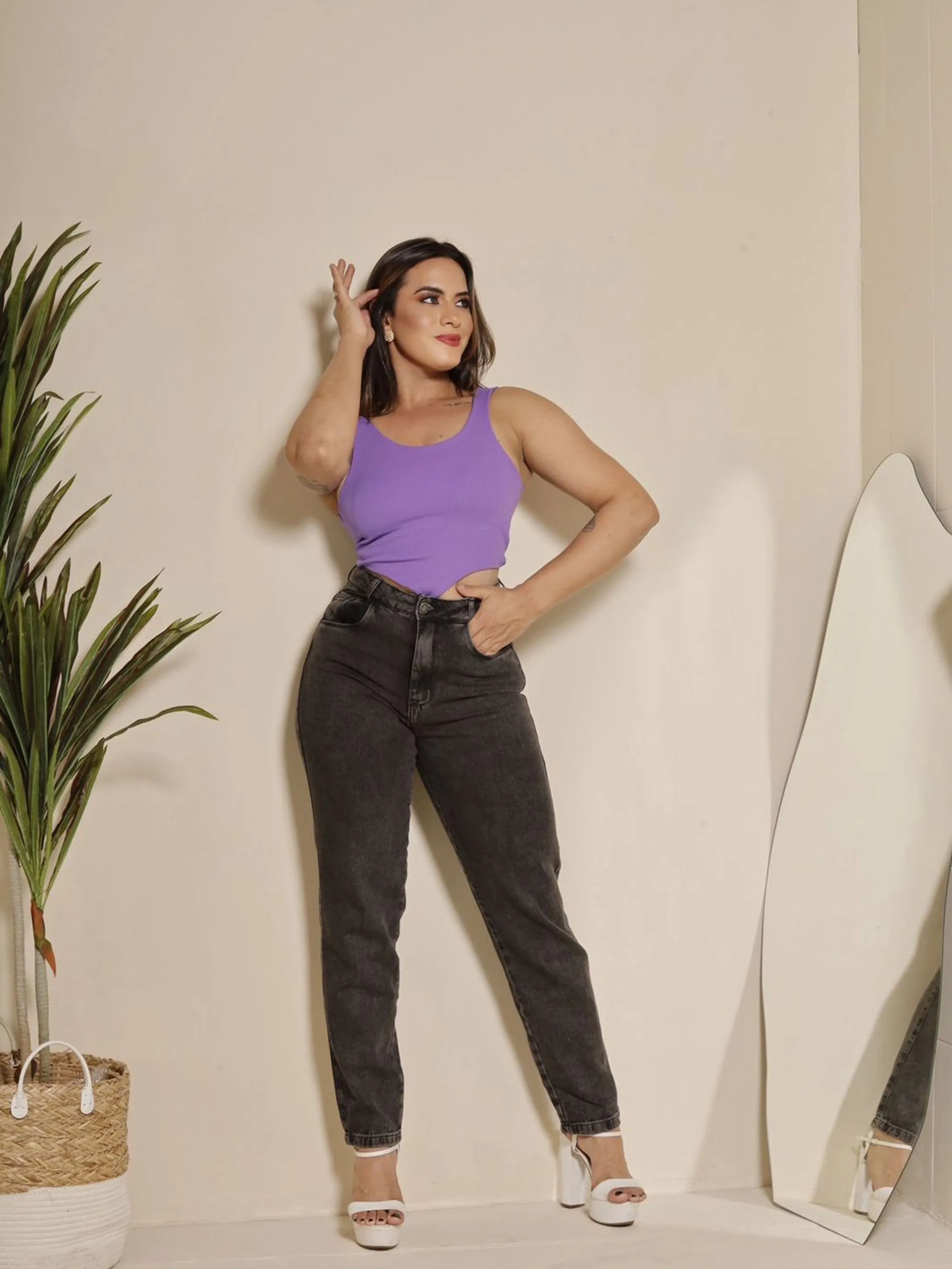 Mom jeans, New black estonada lisa