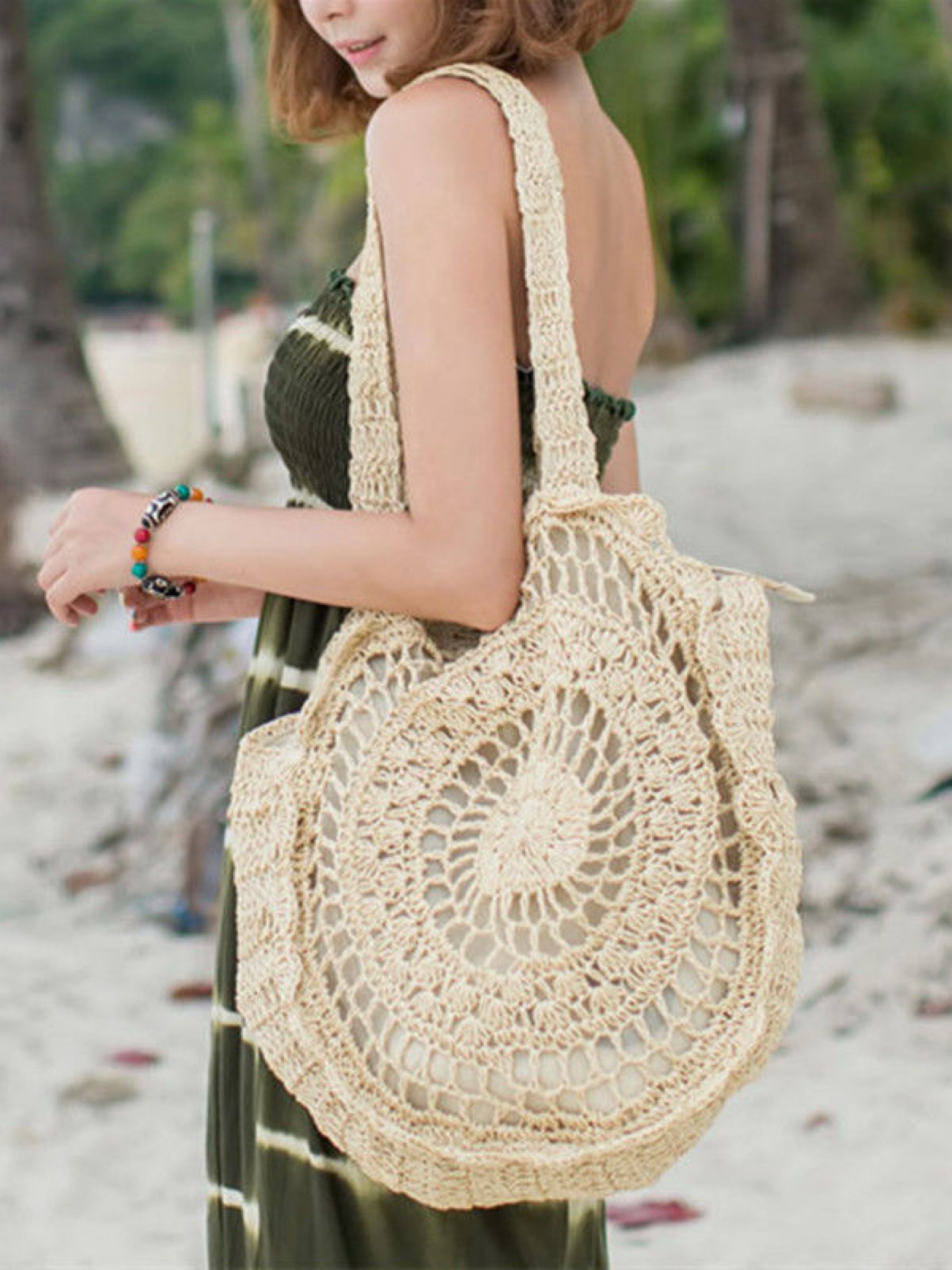 Bolsa Redonda de Palha 86017