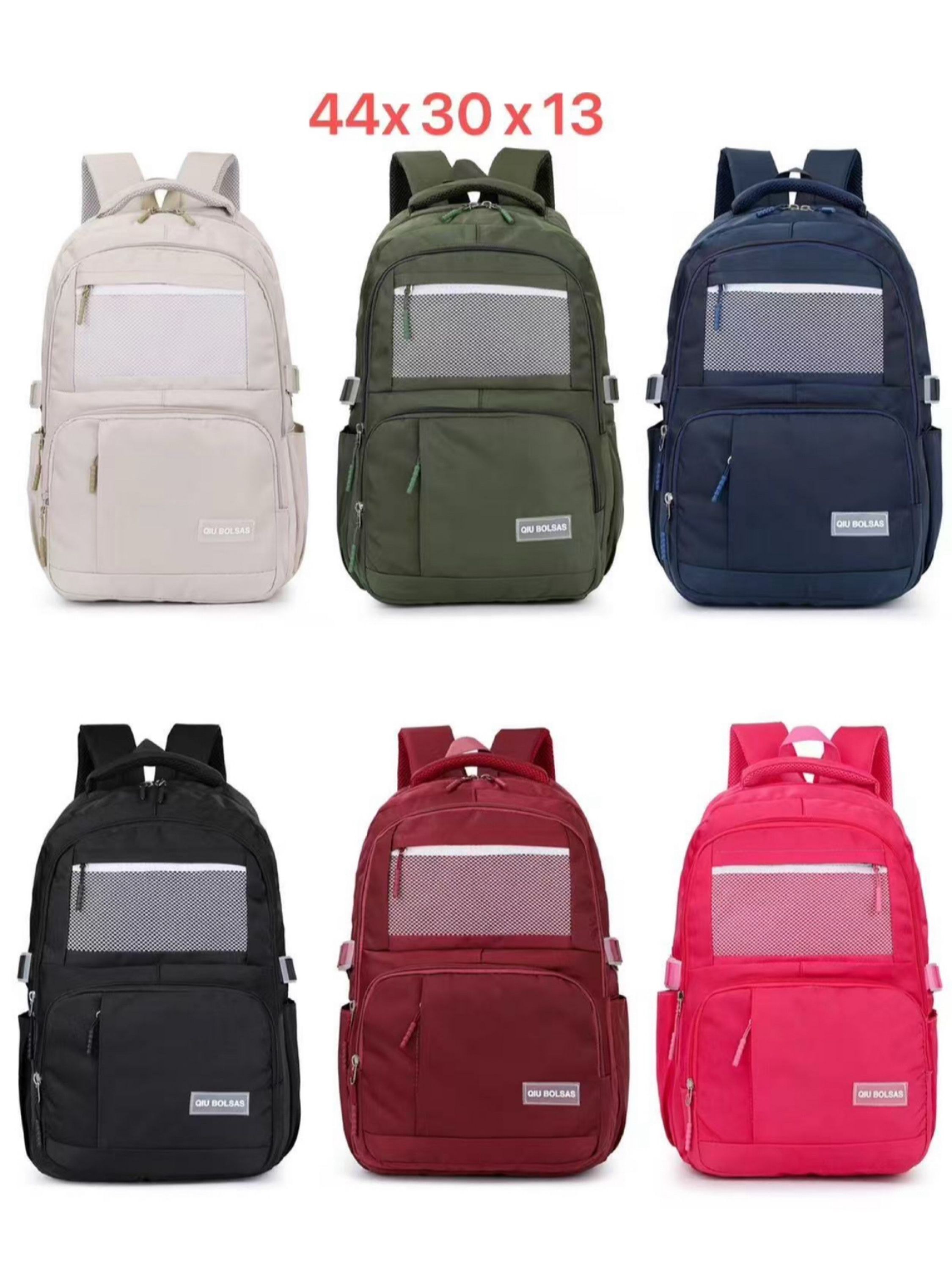 Mochila Escolar Juvenil Feminina e Masculina Grande 1282-133