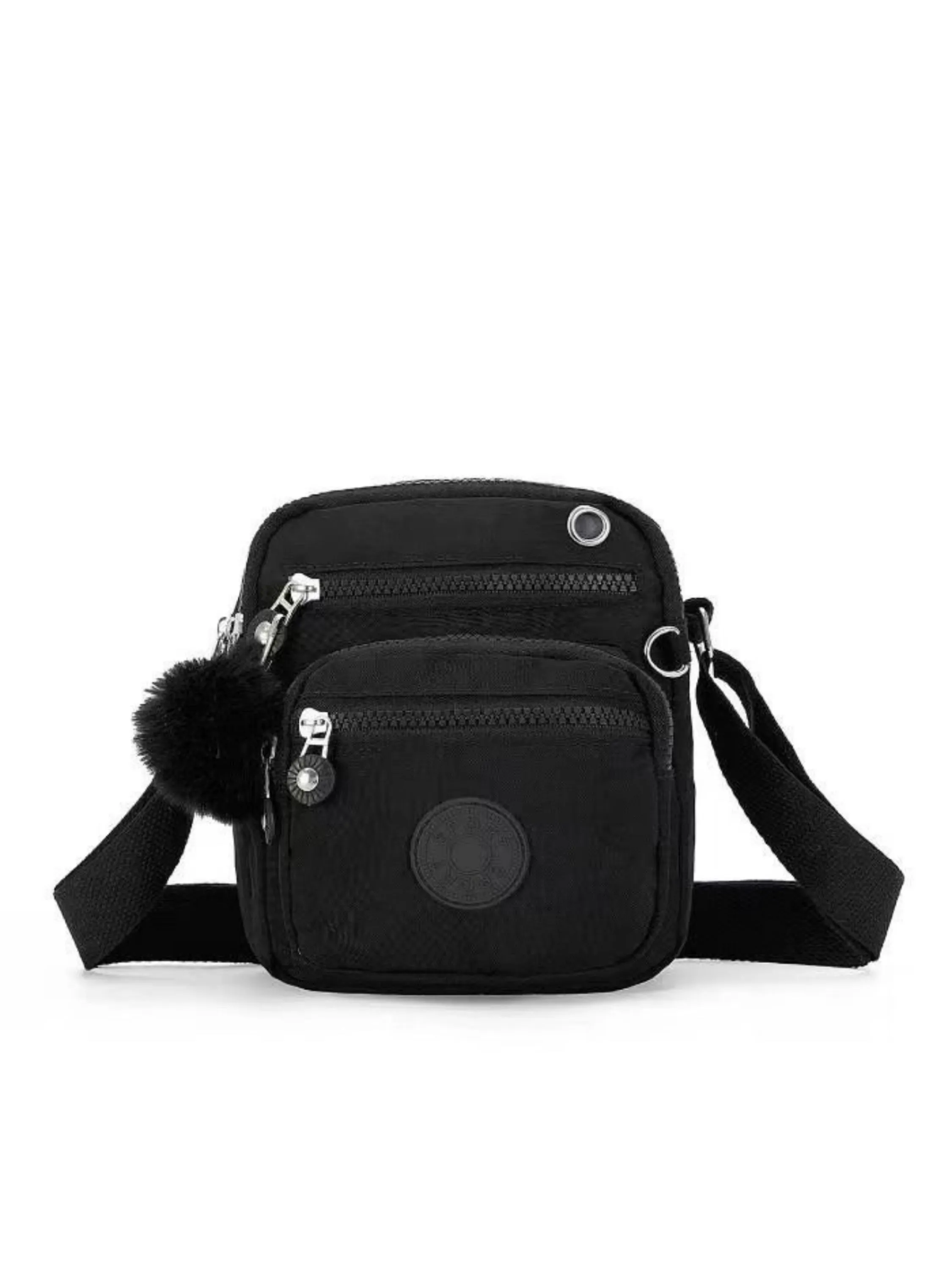 Bolsa Tiracolo Feminina com PomPom 3581