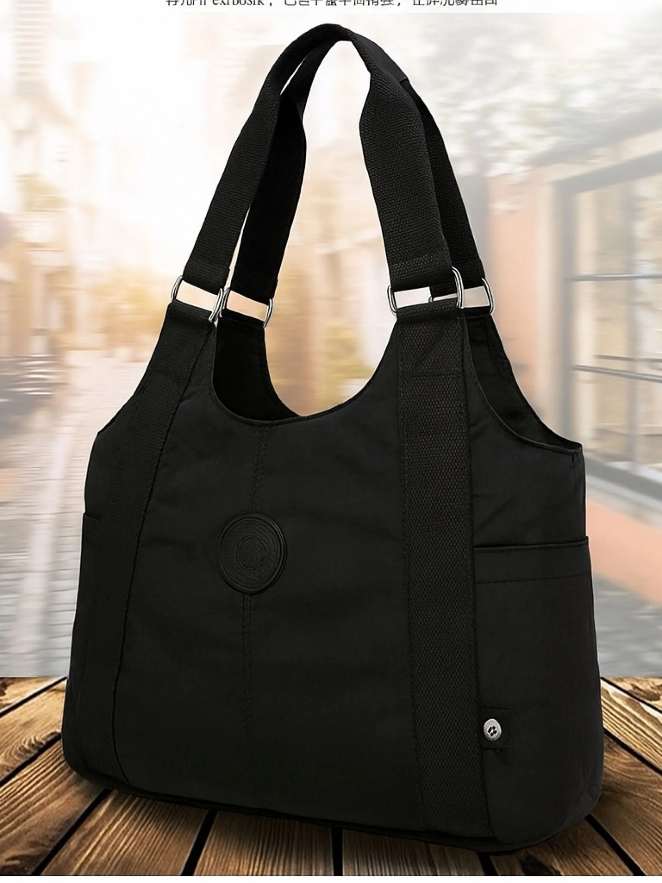 Bolsa Grande Feminina com alça longa e bolsos