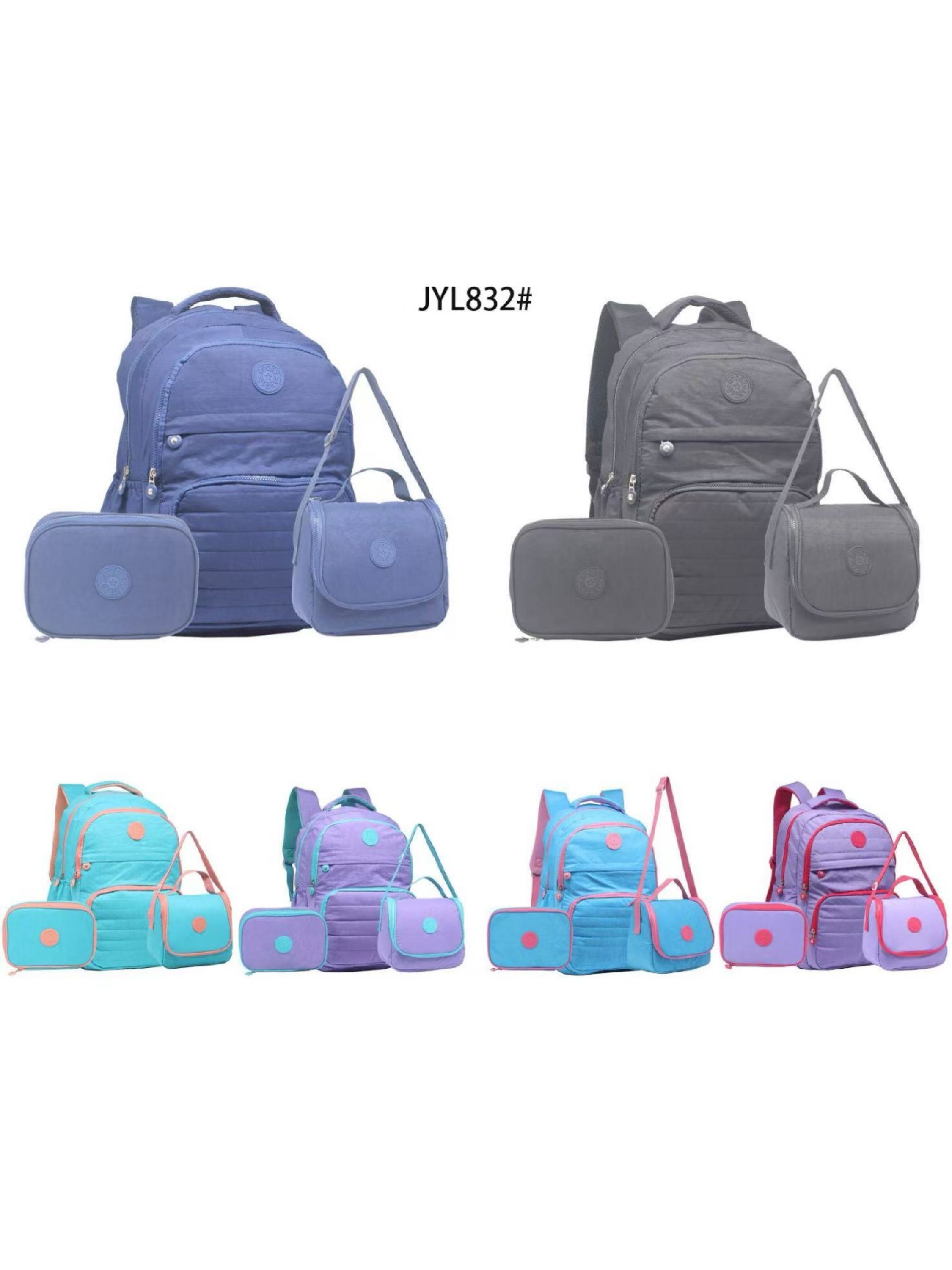 Kit mochila+estojo+lancheira térmica de qualidade