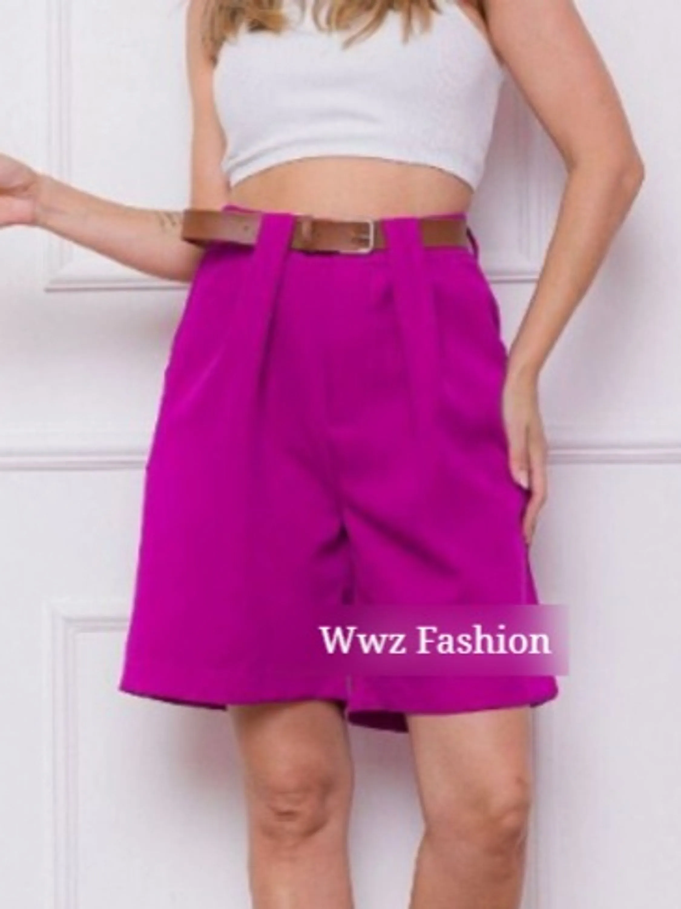 Wwz Fashion Bermuda Alfaiataria Tendencia Verão 2024 1360