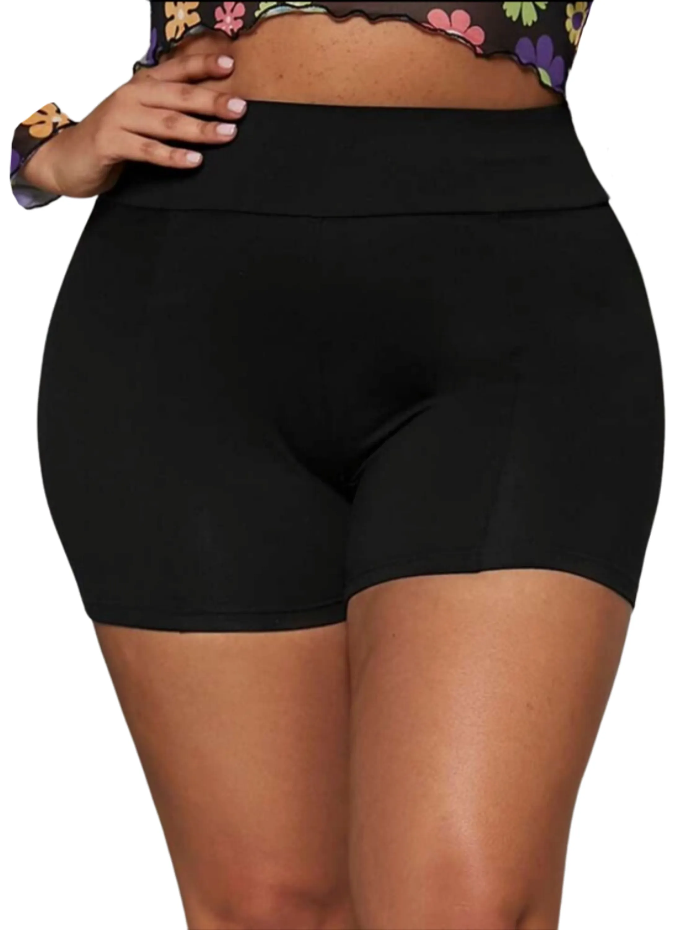 Shorts legging fitness Plus Size