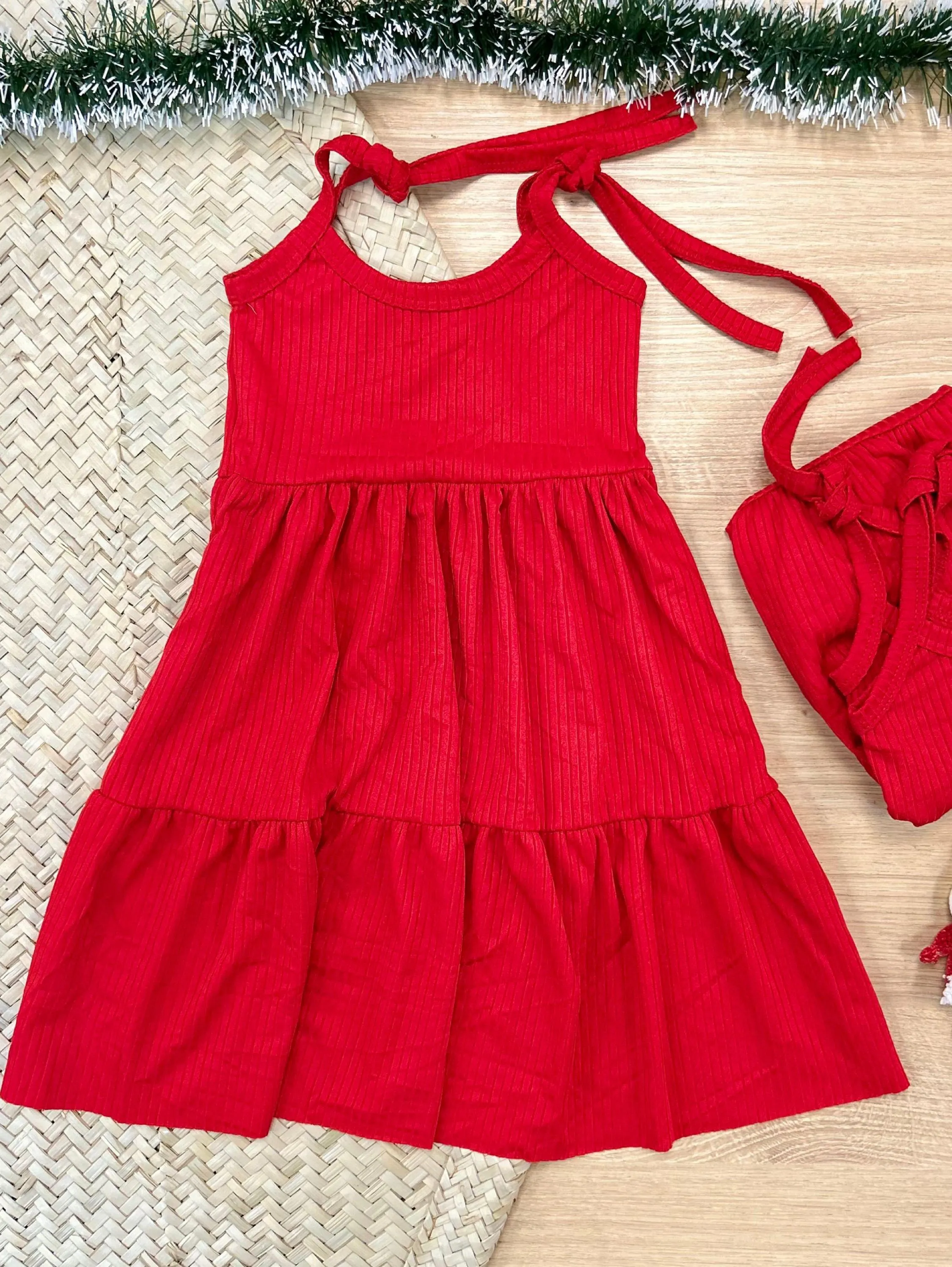 Vestido Natal infantil