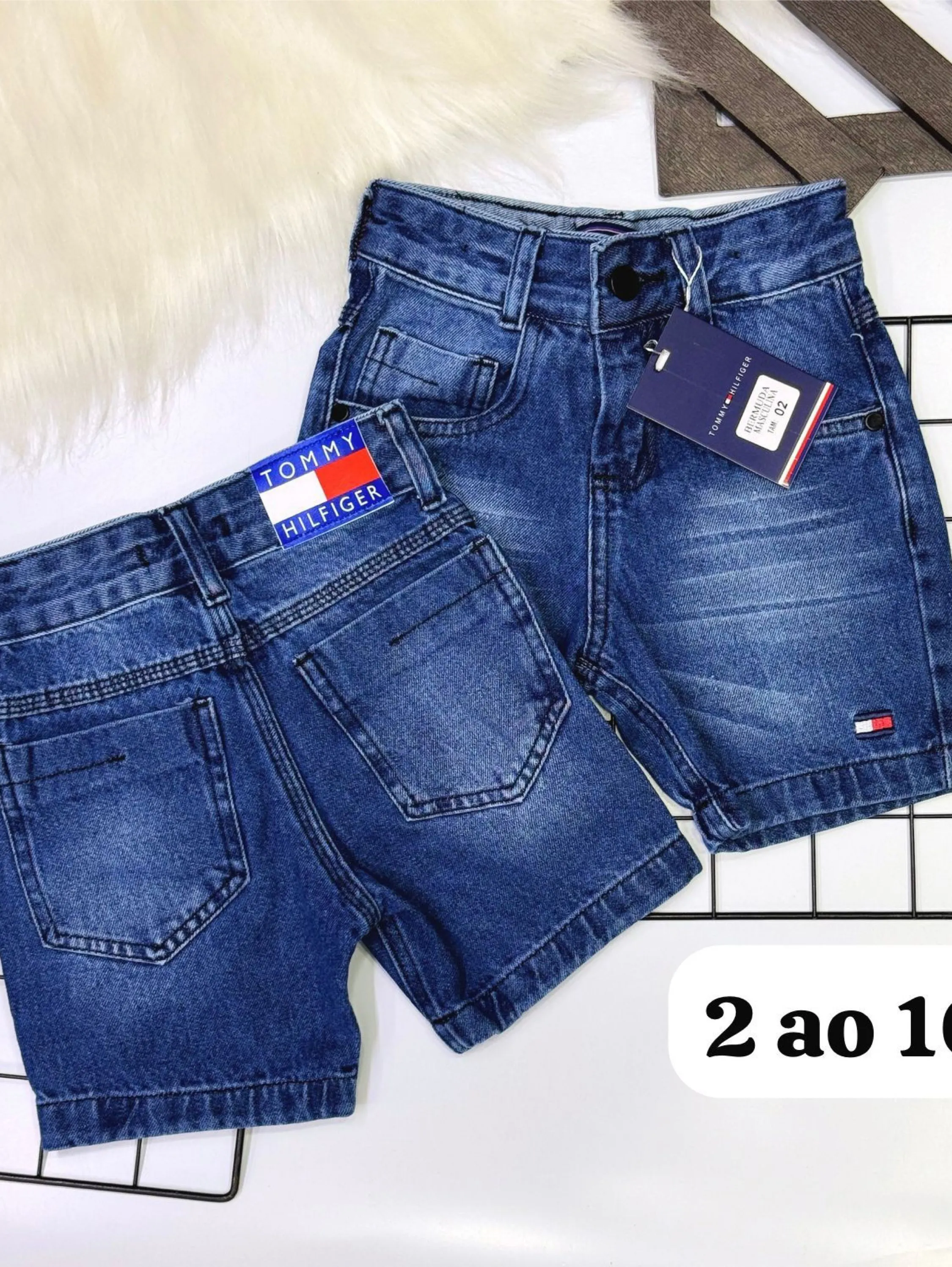 Bermuda jeans infantil