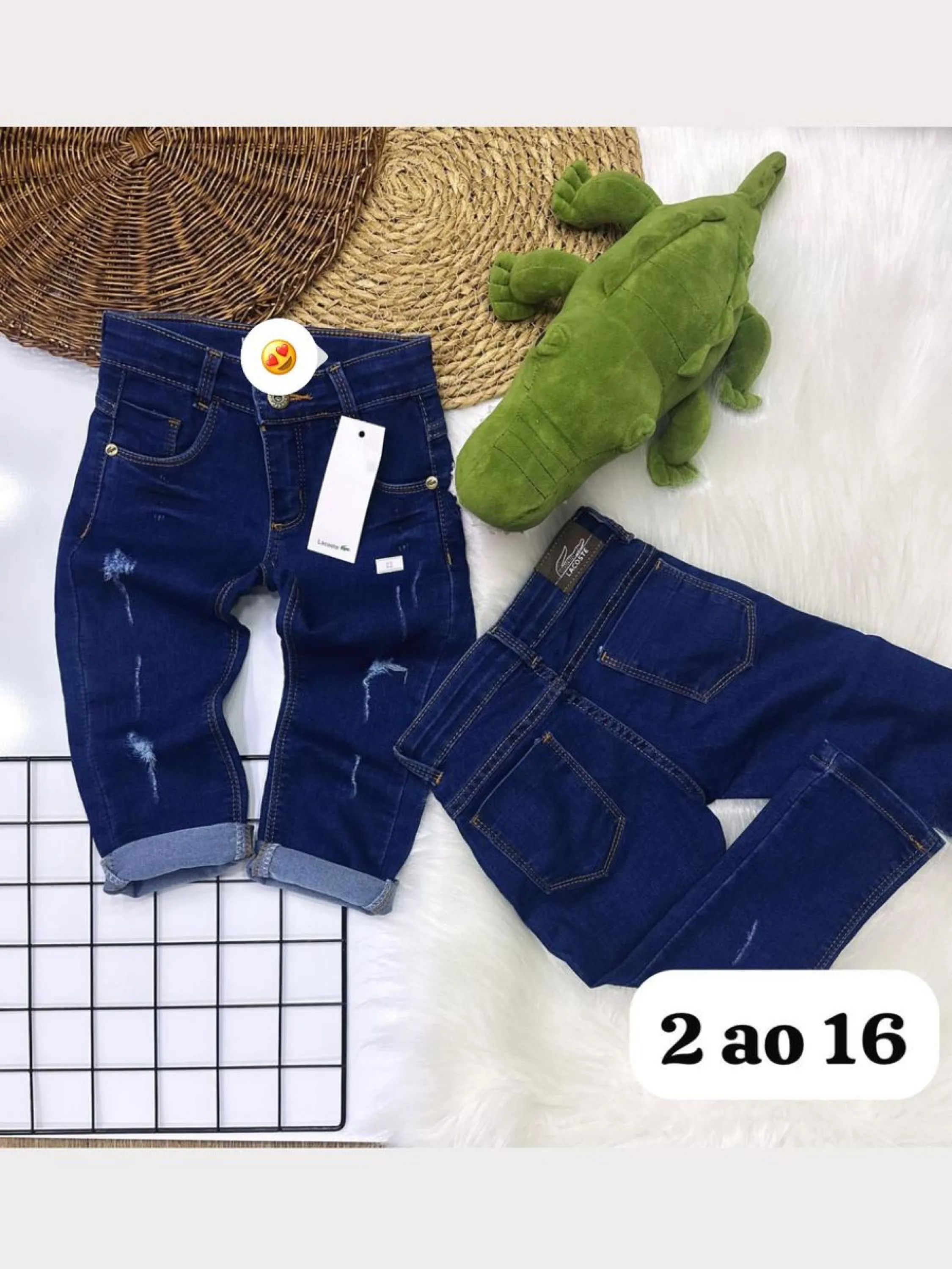 Calça jeans infantil menino