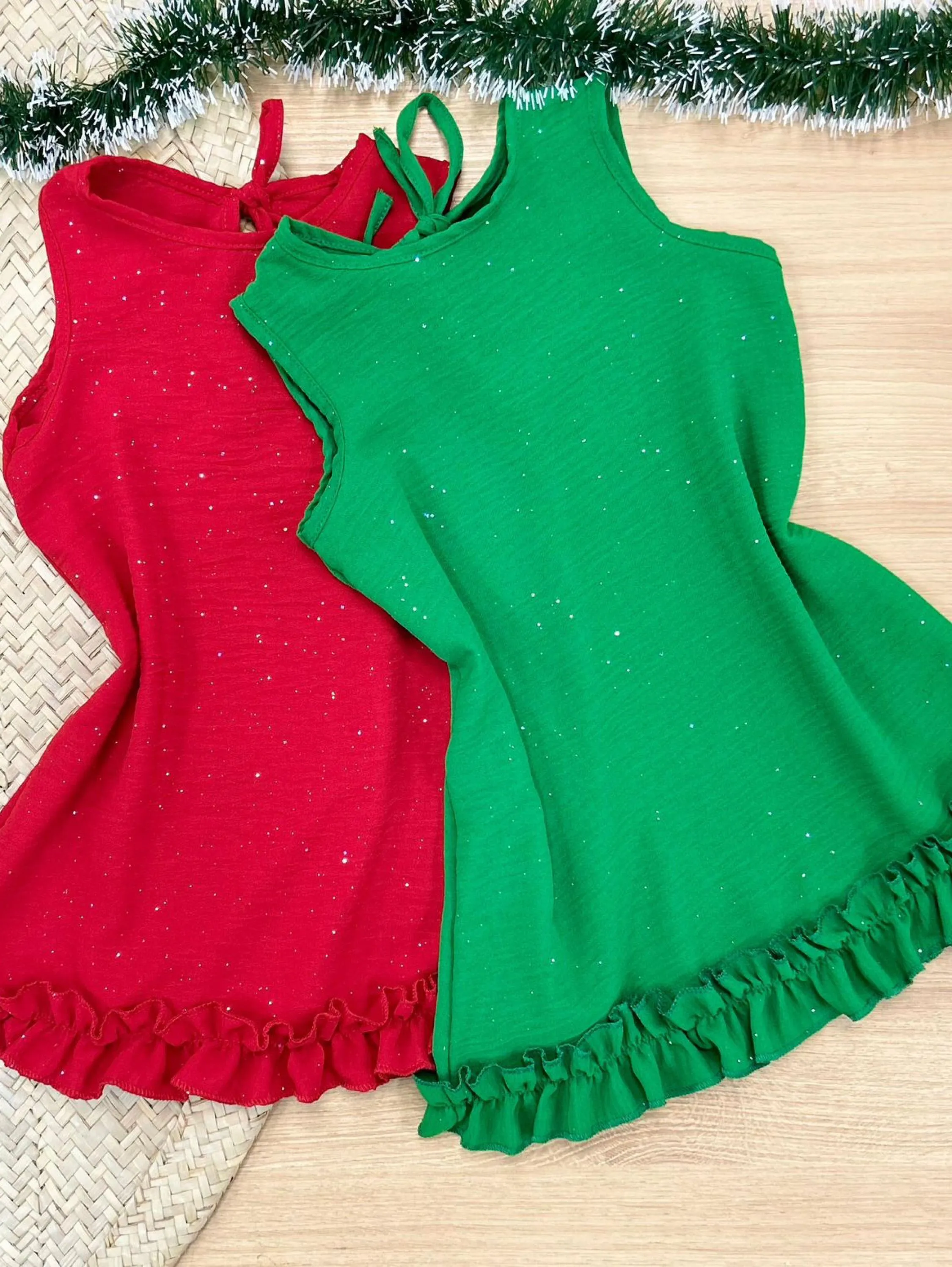 Vestido brilho infantil