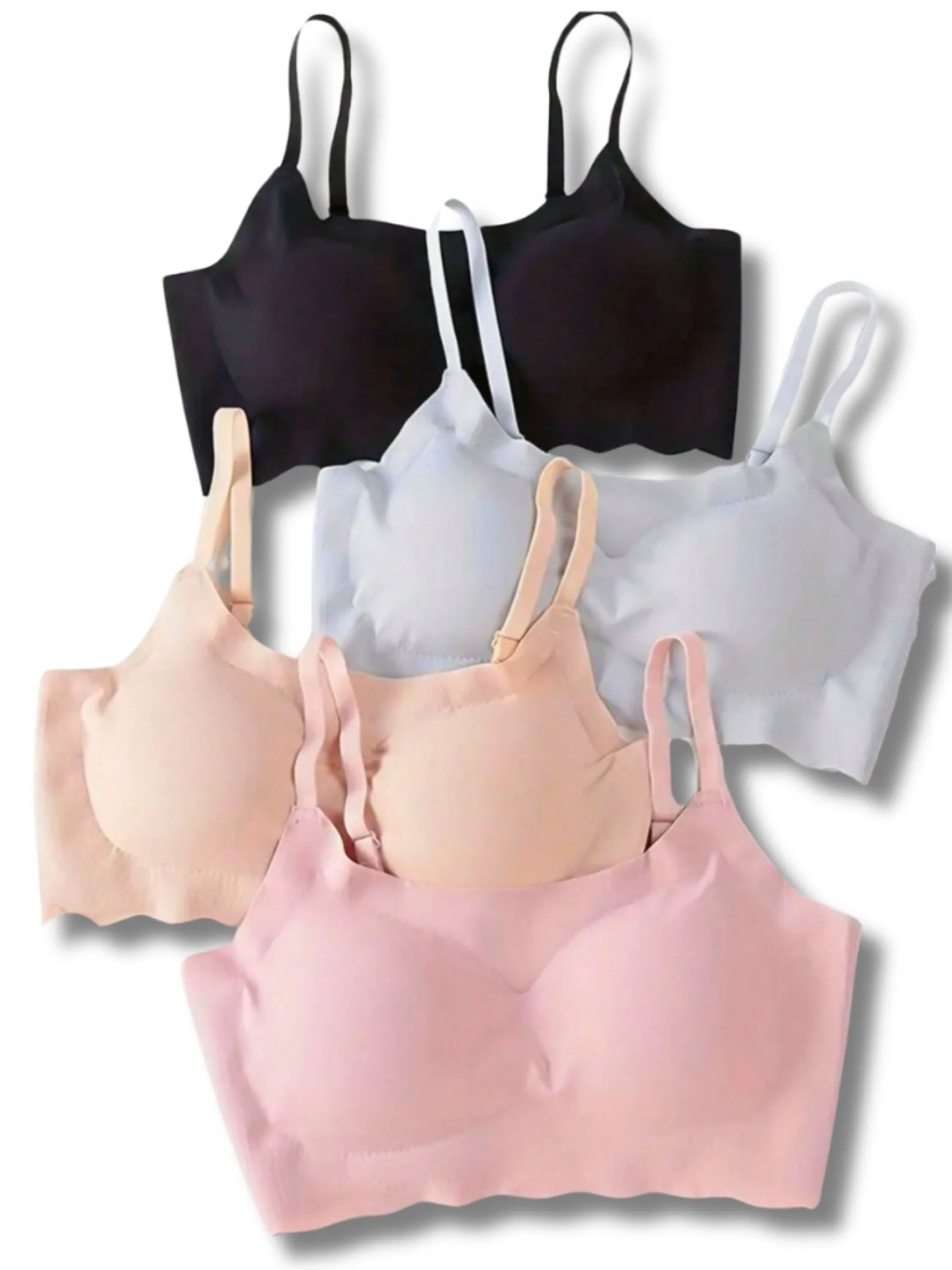 Kit 12 Top Sutiã Feminino Liso Sem Costura com Bojo