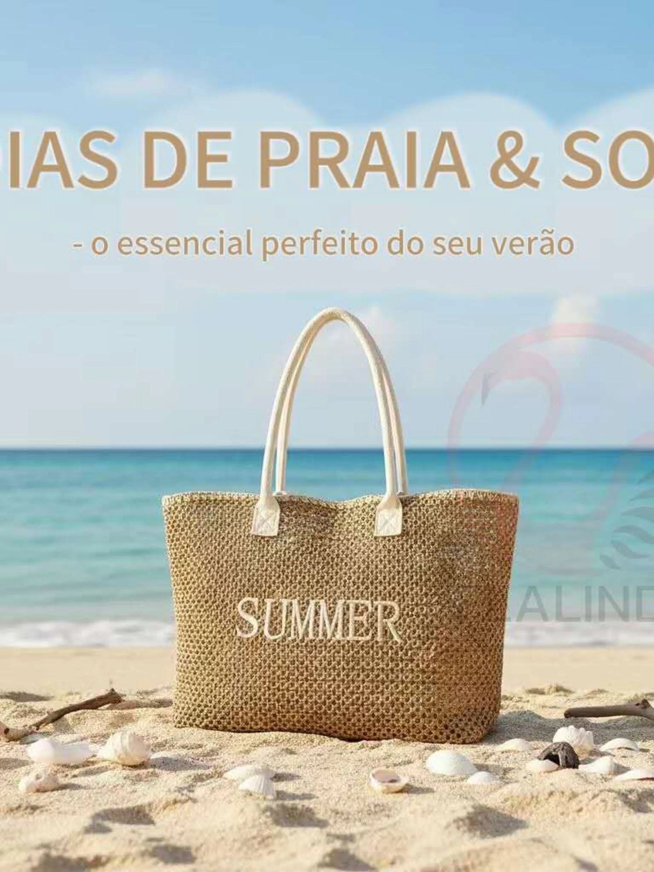 Bolsa de Praia Feminina - 11818#