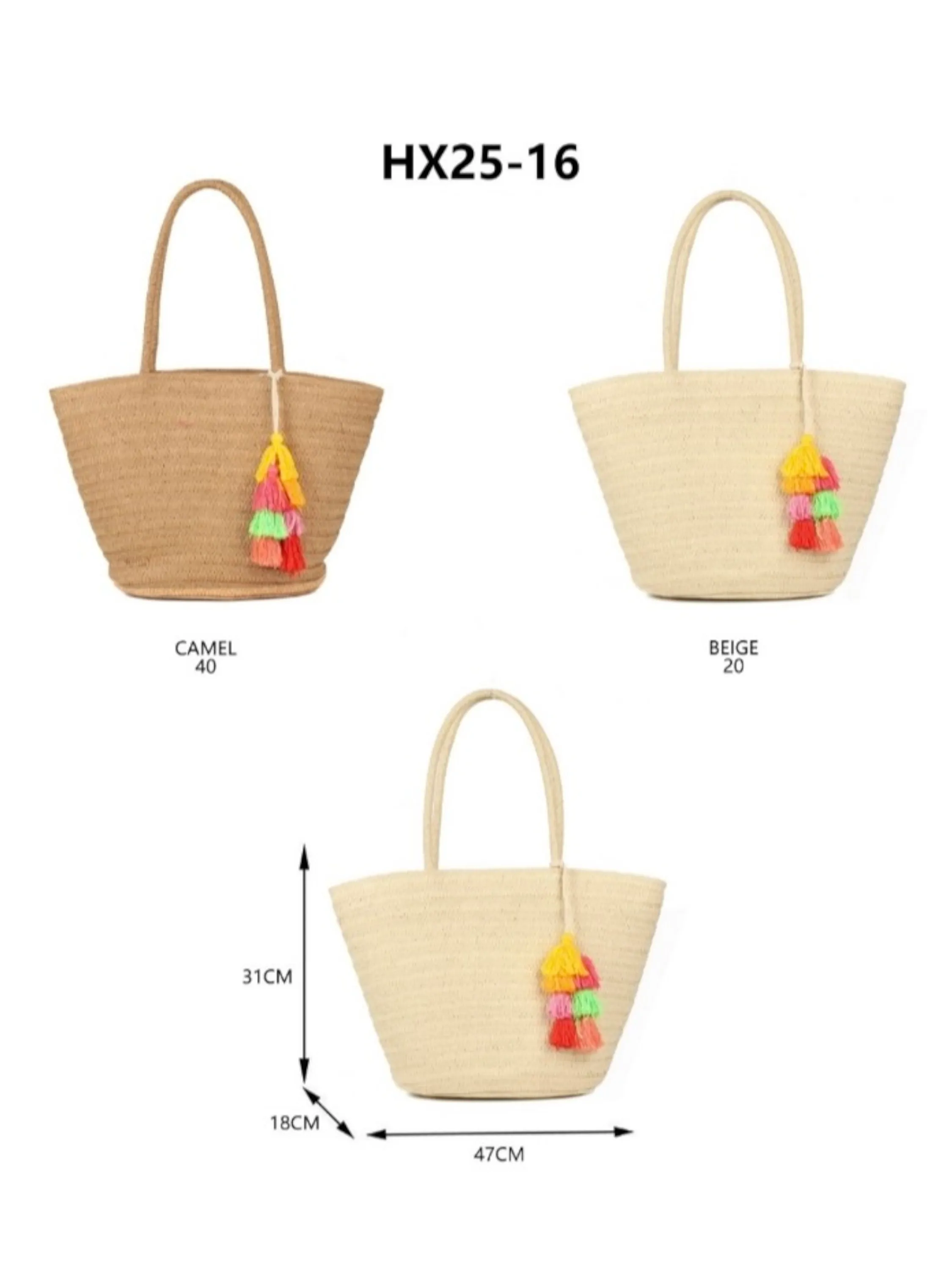 Bolsa Feminina de Praia HX25-16#