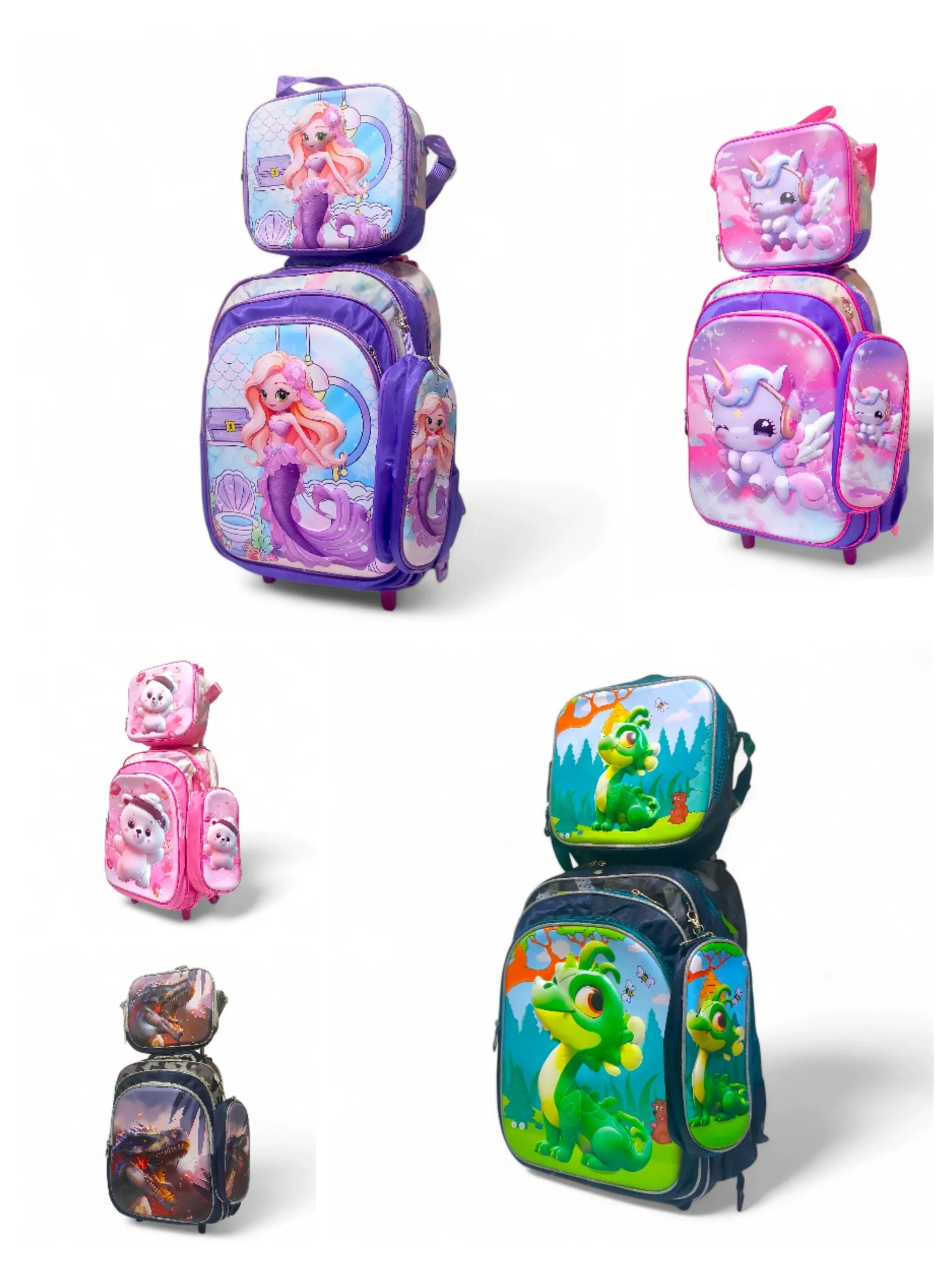 Kit de Mochila Escolar Infantil