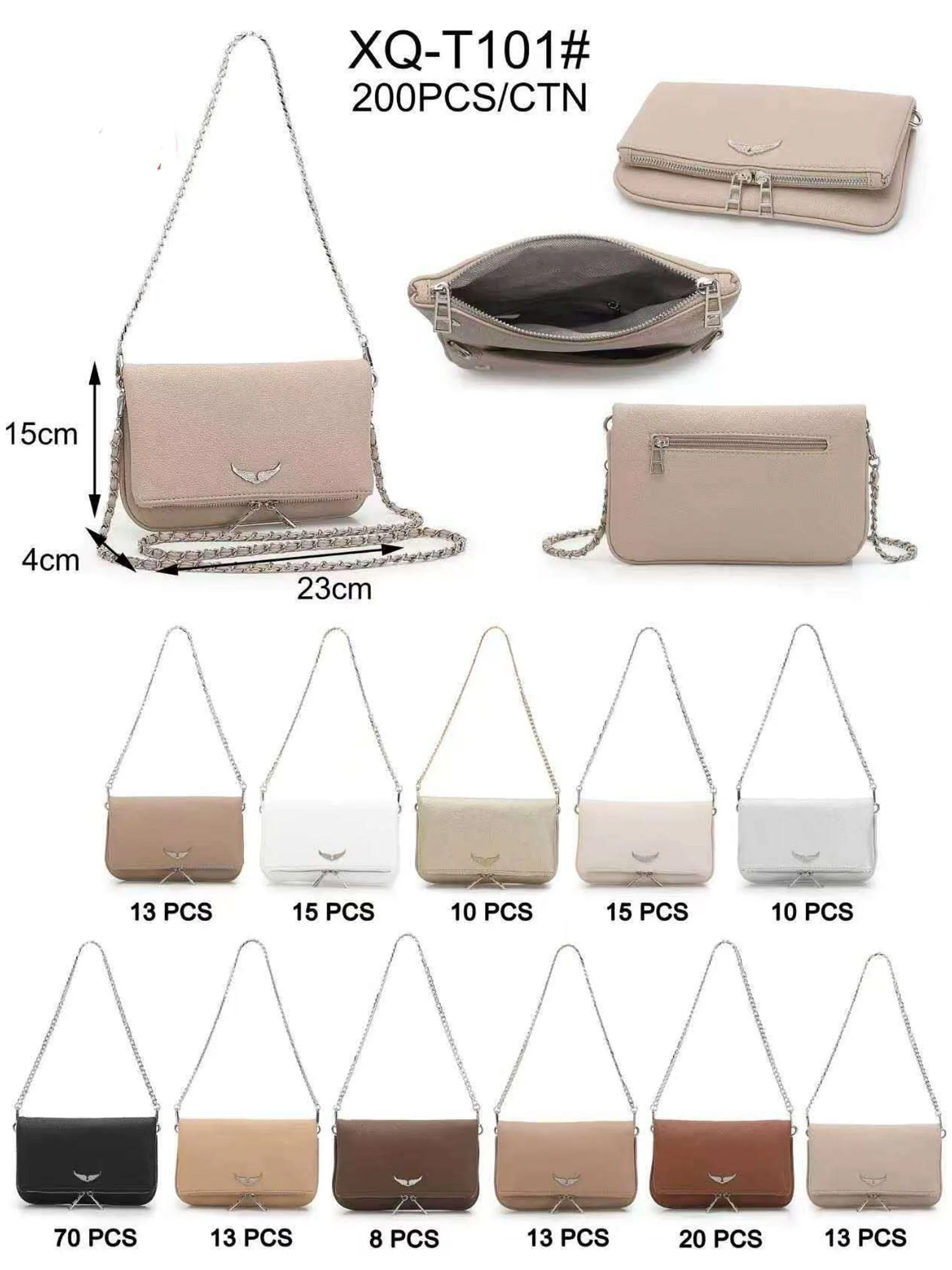 Bolsa Feminina de Festa | XQ-T101 | Pacote