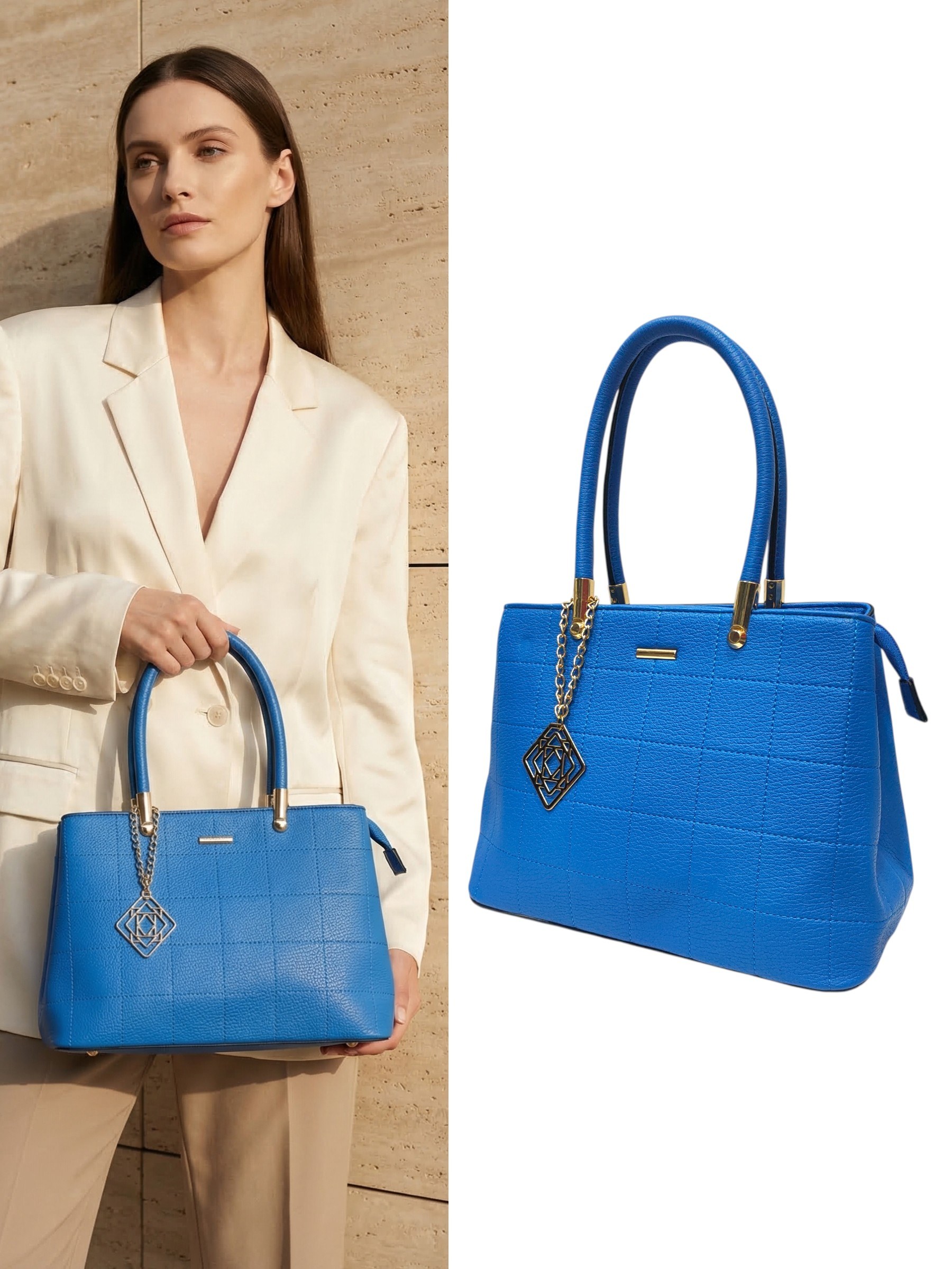 Bolsa Feminina Média Clássica Transversal | 6660#