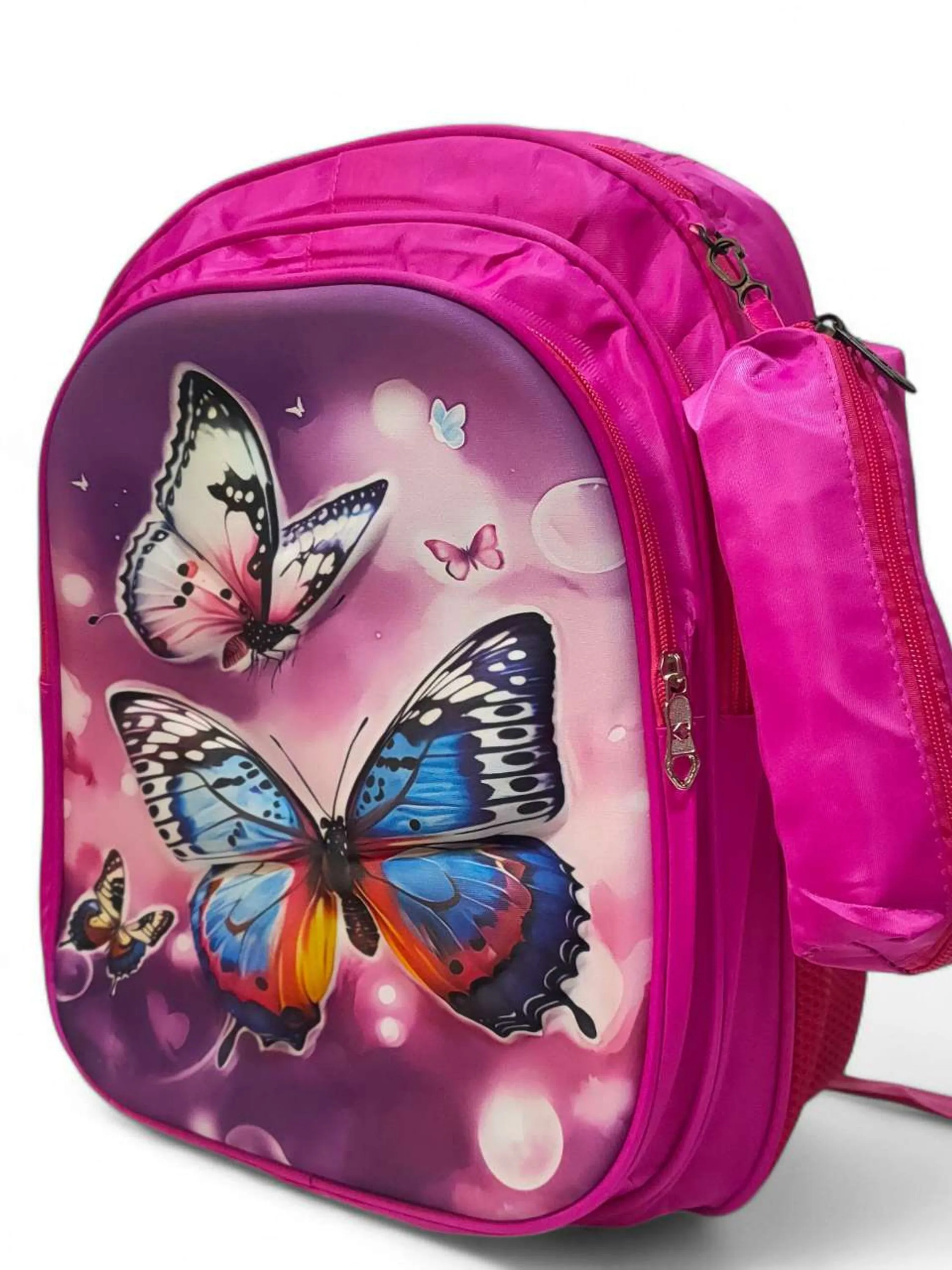 Mochila Escolar Infantil Feminina, Menina com Estojo