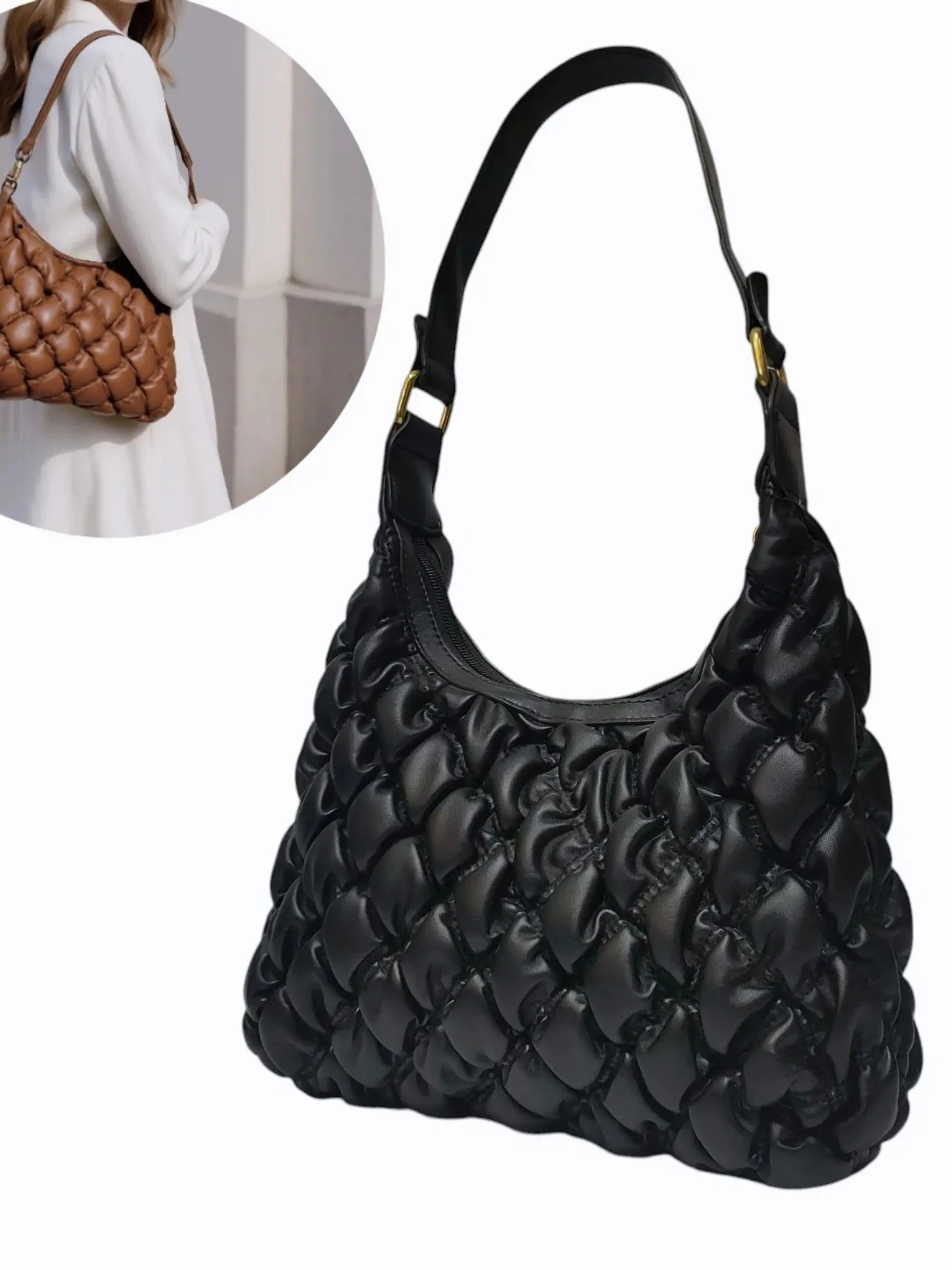 Bolsa Feminina Nuvem Tiracolo Casual, YH-6653#