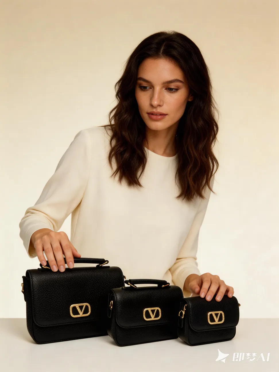 Kit 3 Bolsas Femininas Pequenas Elegantes Transversal
