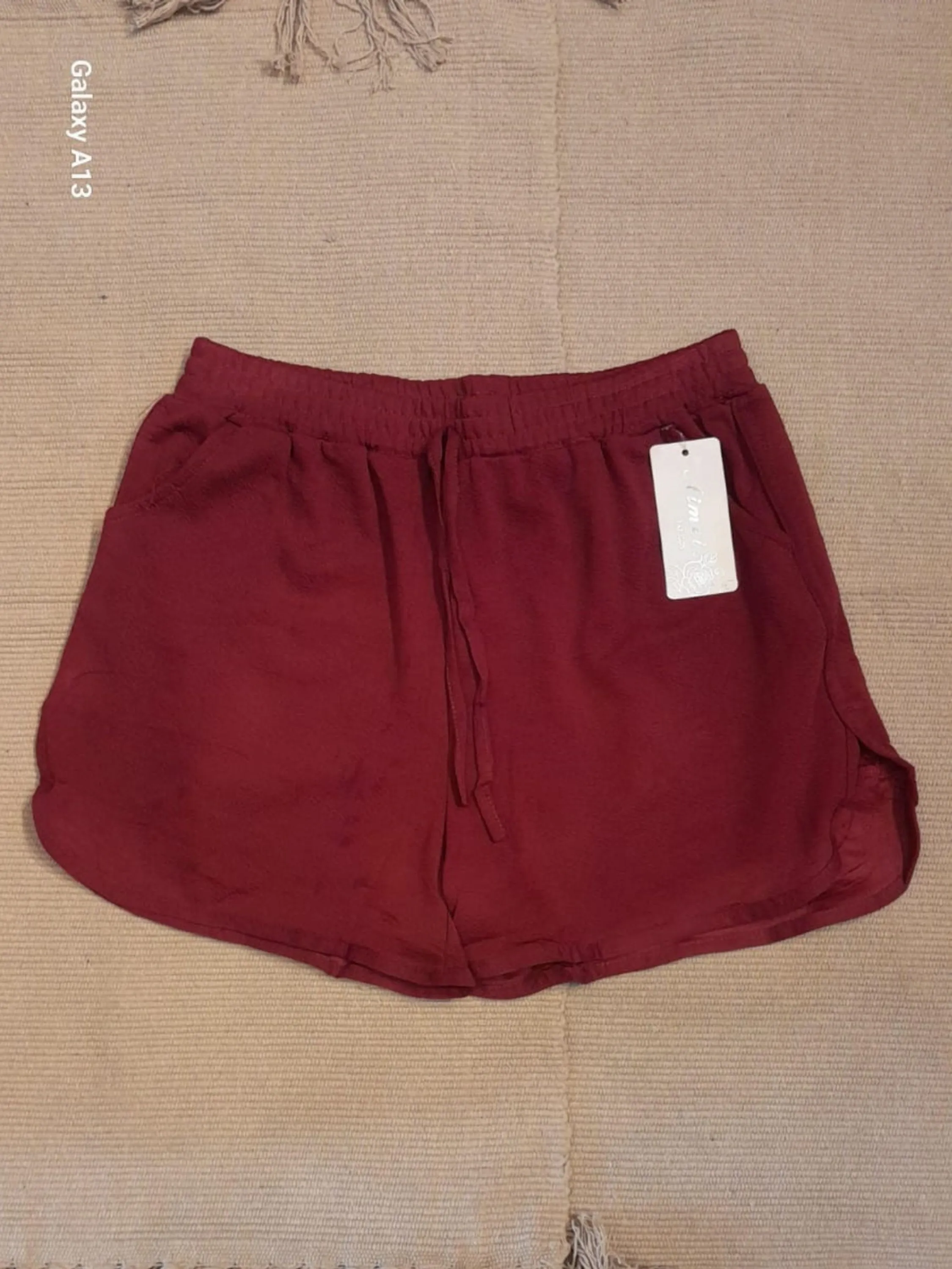 Shorts com bolso basico de Praia Femininos Casual