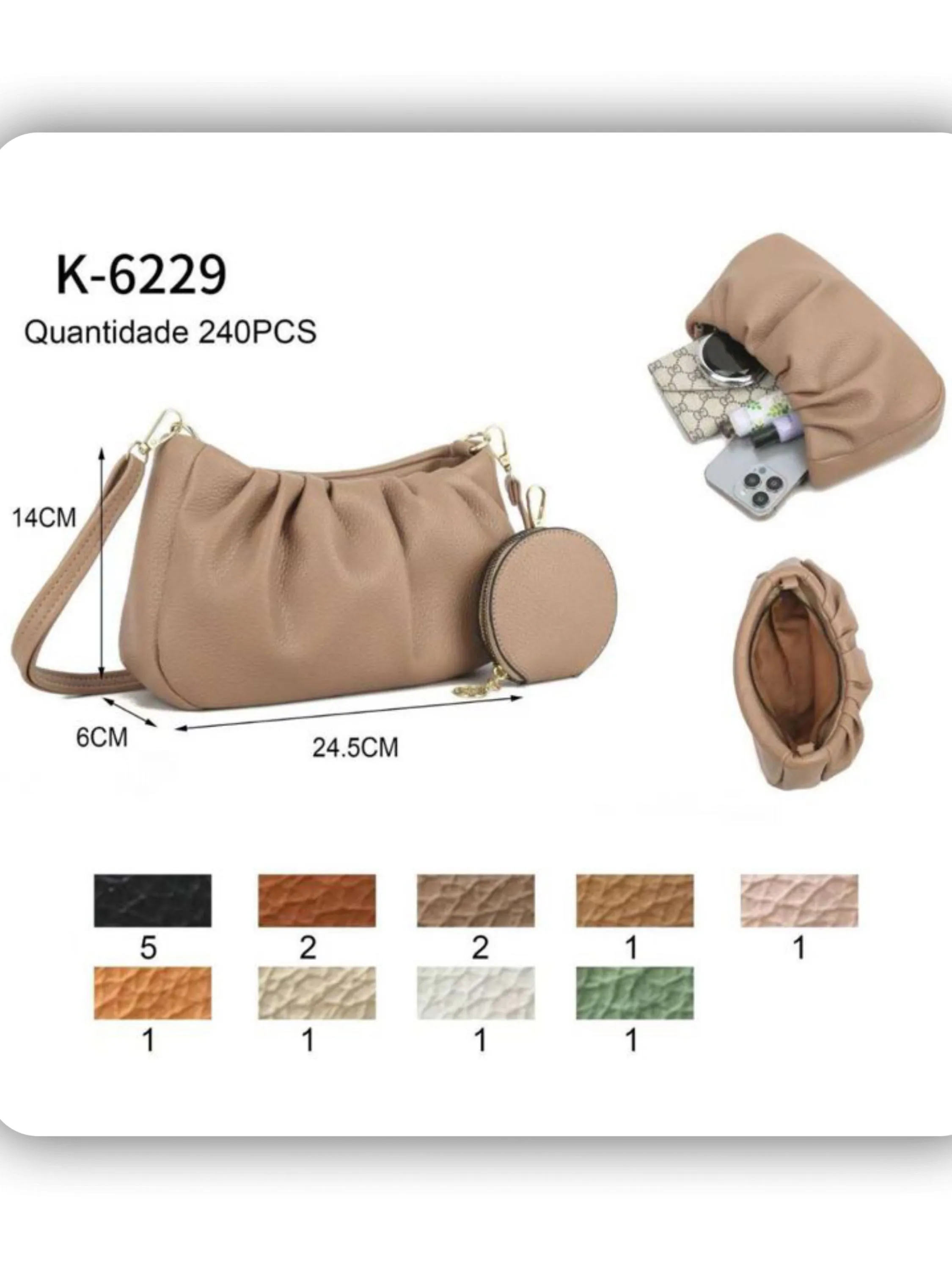 Bolsa feminina (K6229)