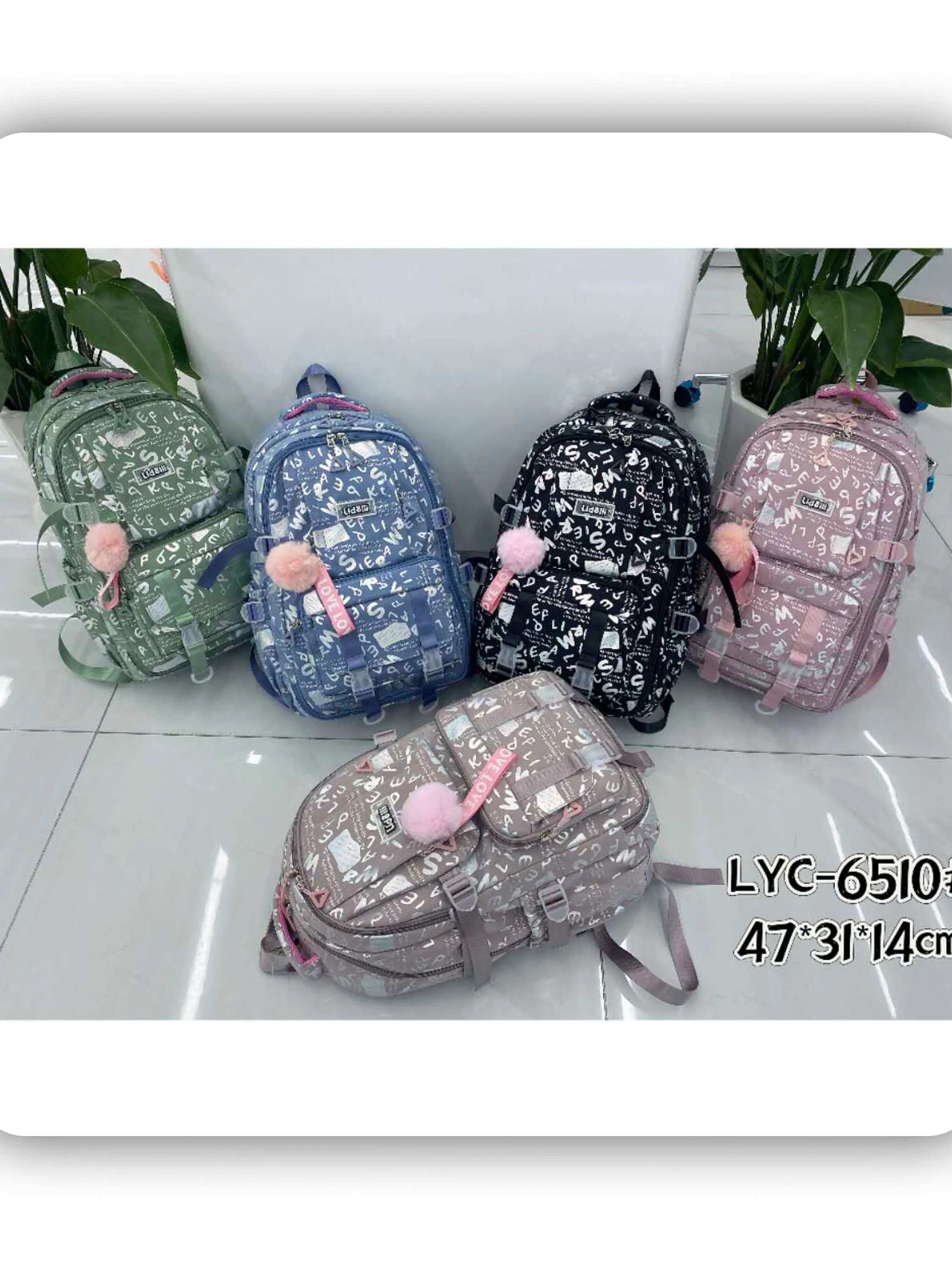 Mochilas meninas e meninos（LYC6510）