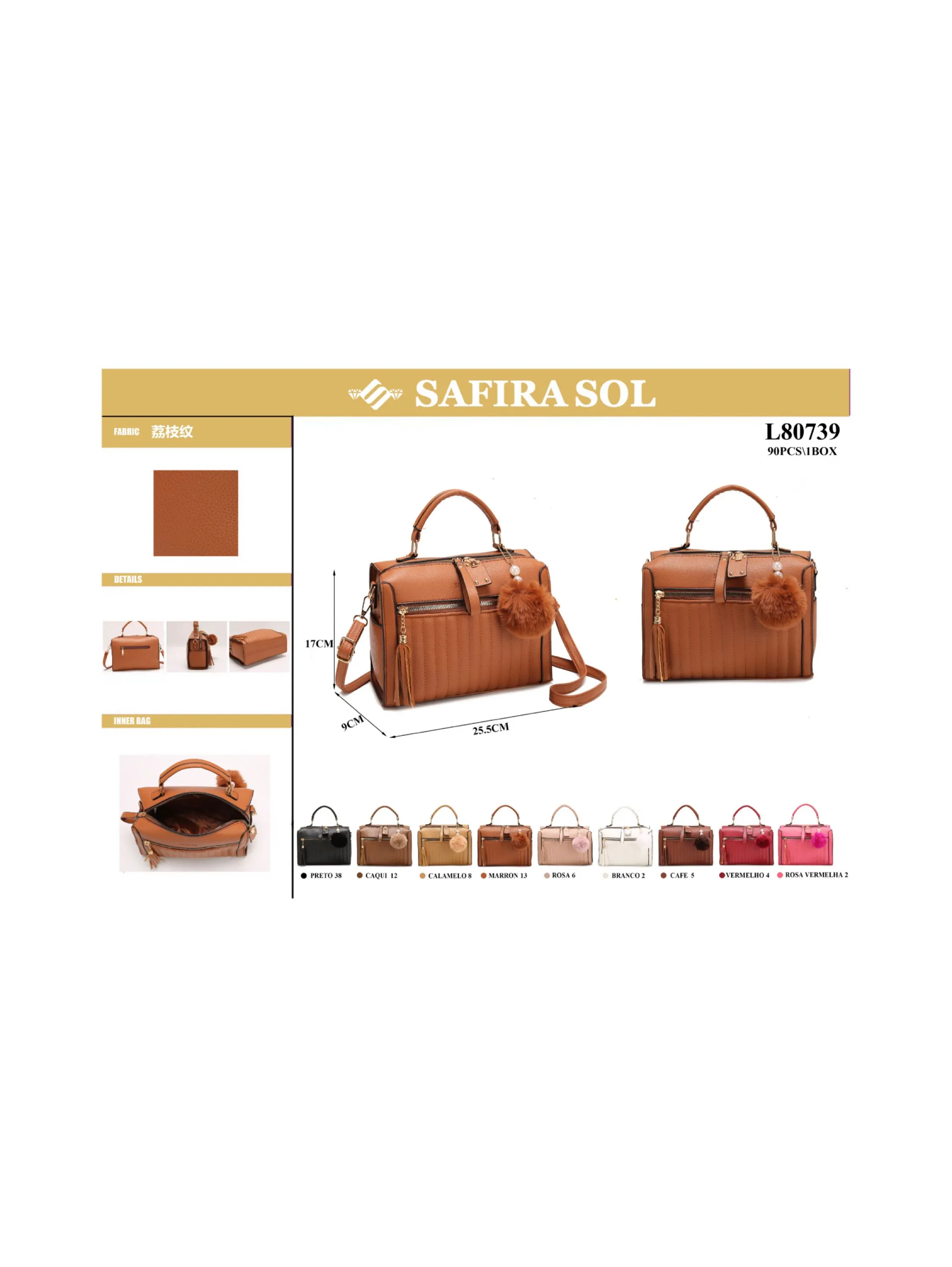 bolsa feminina（L80739）