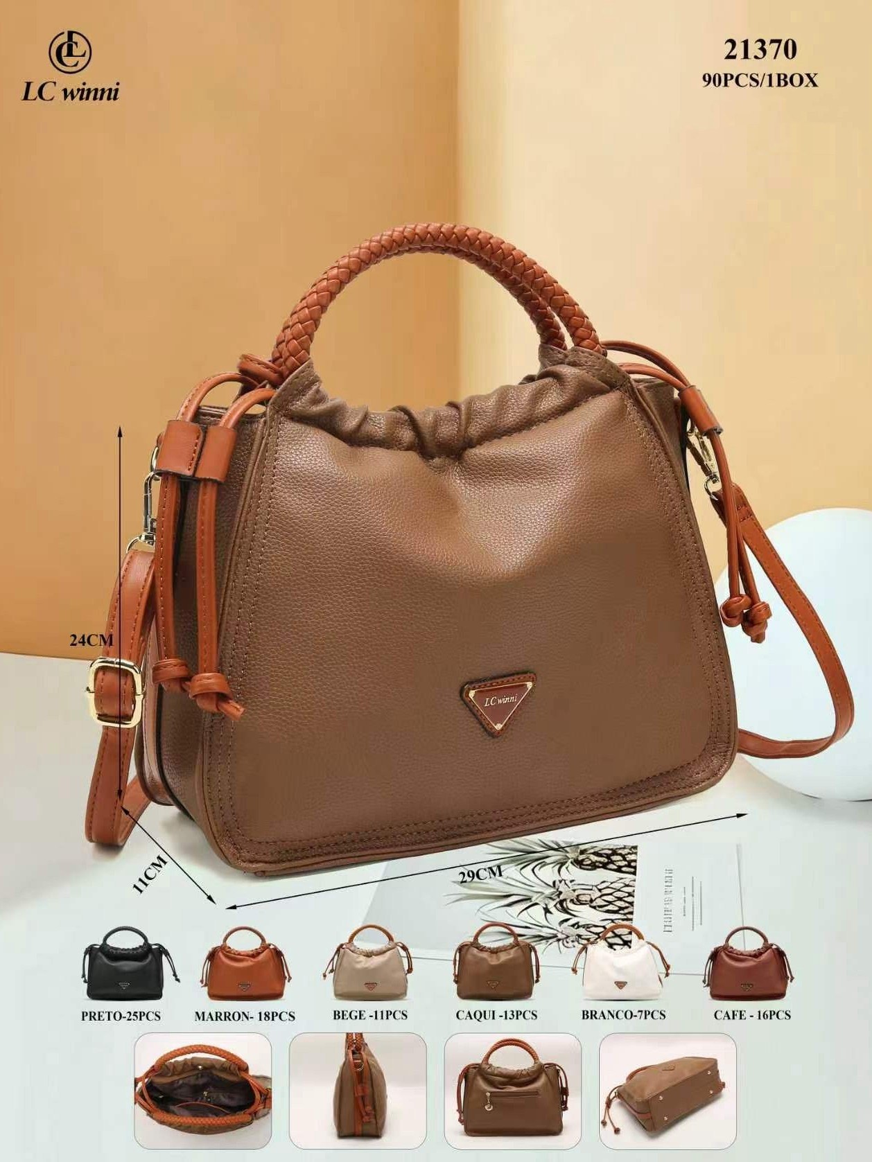 bolsa feminina（21370）