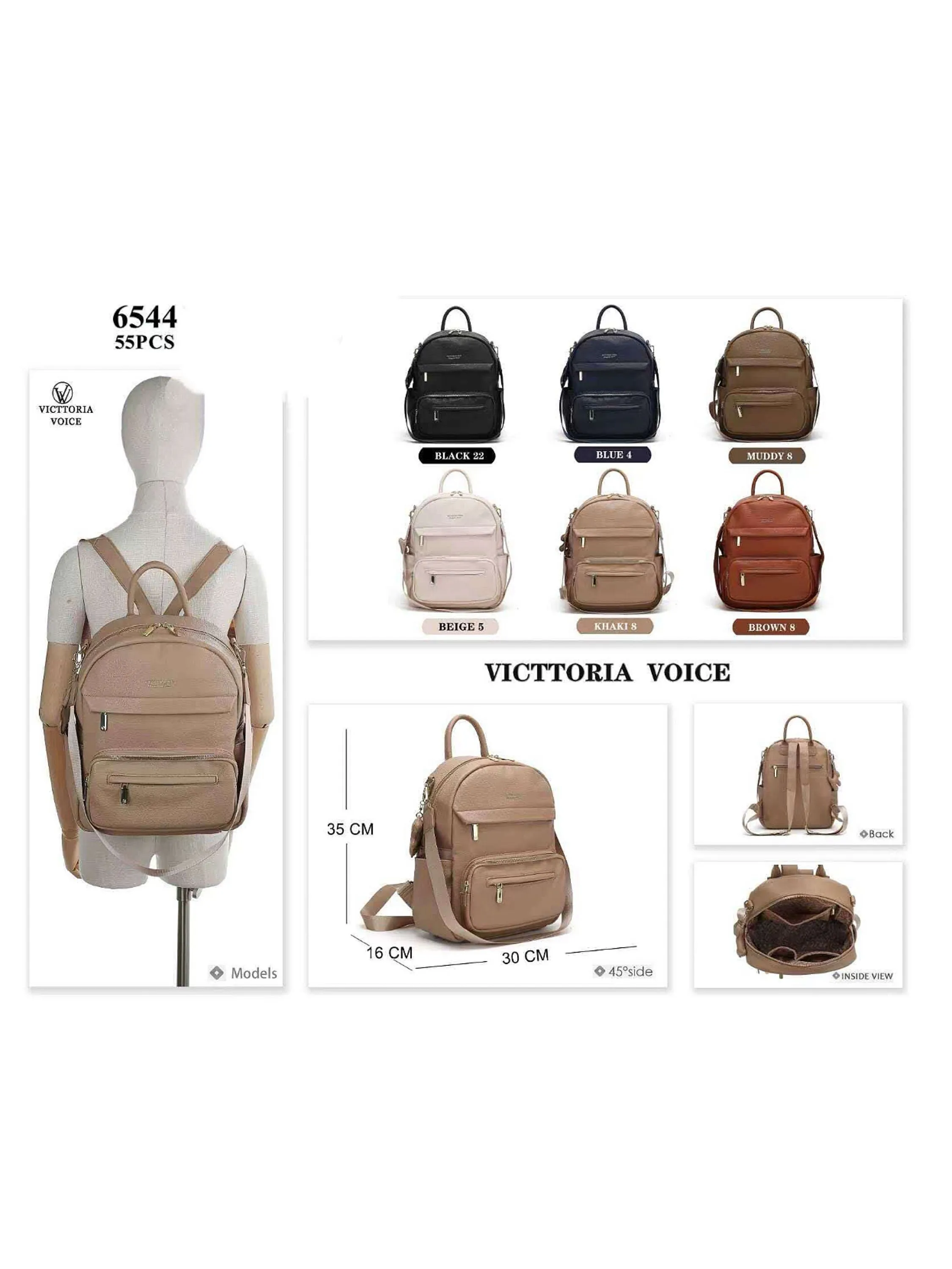 Mochila feminina(6544)