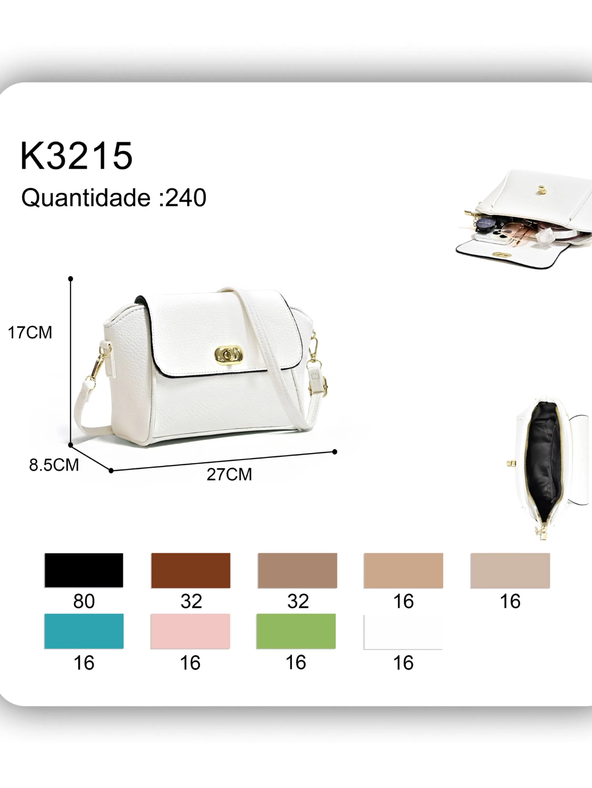 Bolsa feminina (K3215)