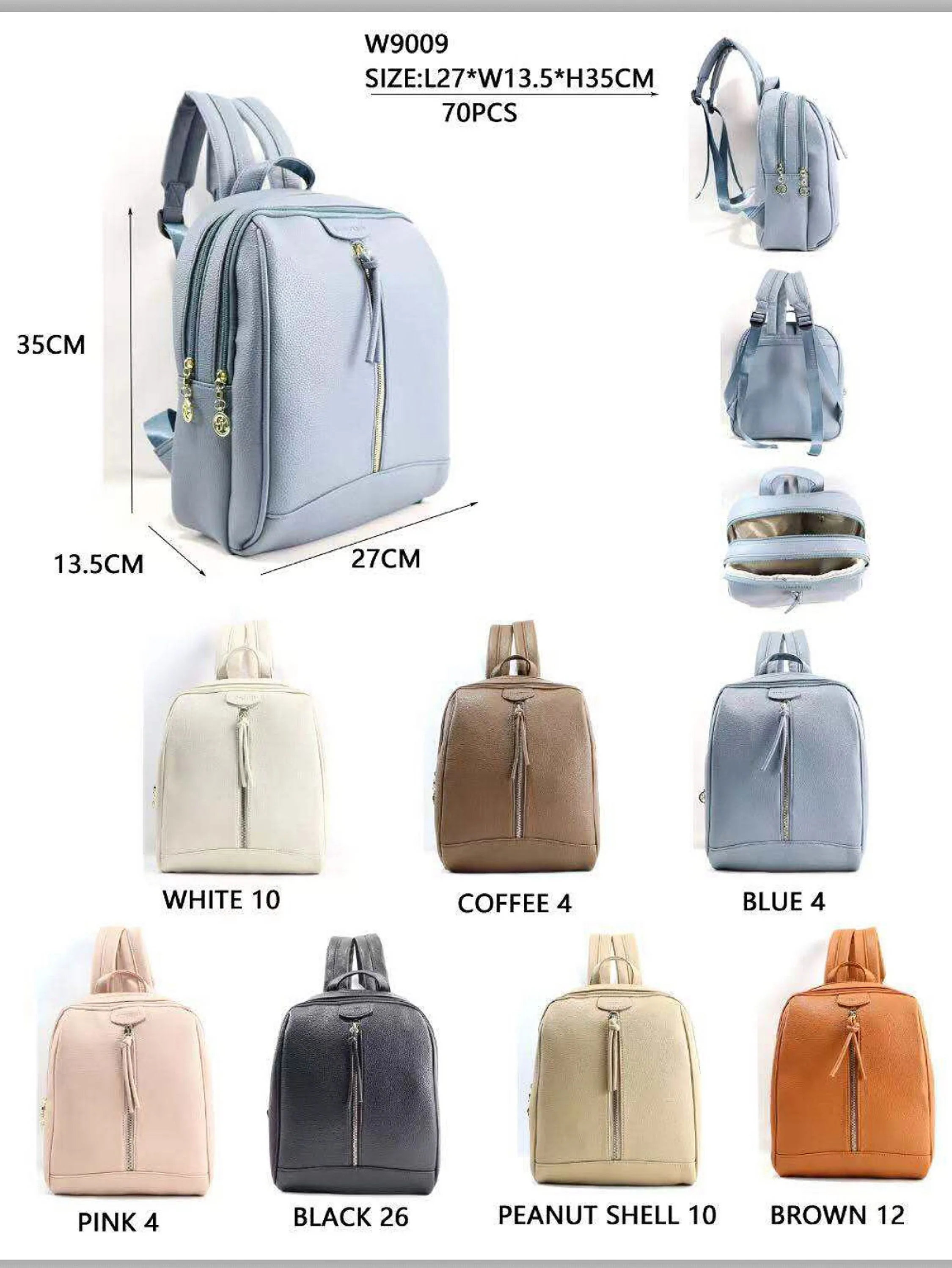 Mochilas femininas(w9009）