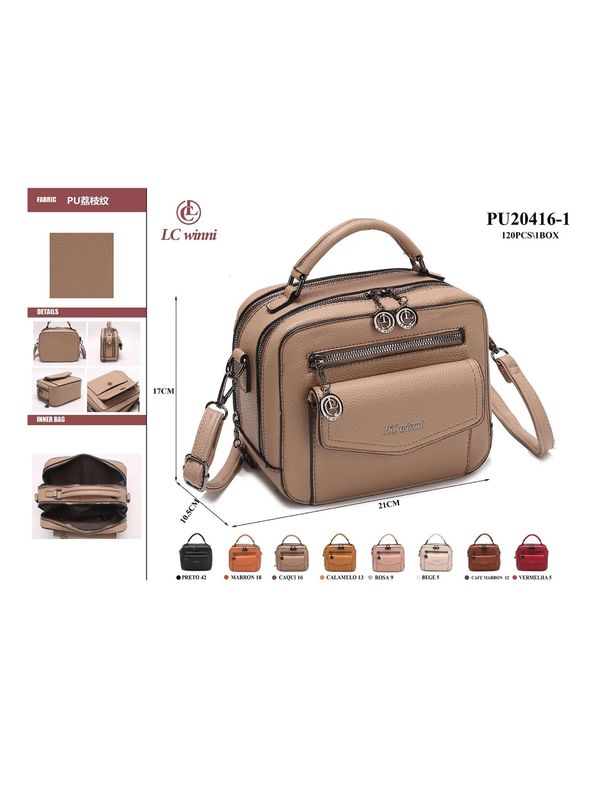 Bolsa feminina (PU20461-1)