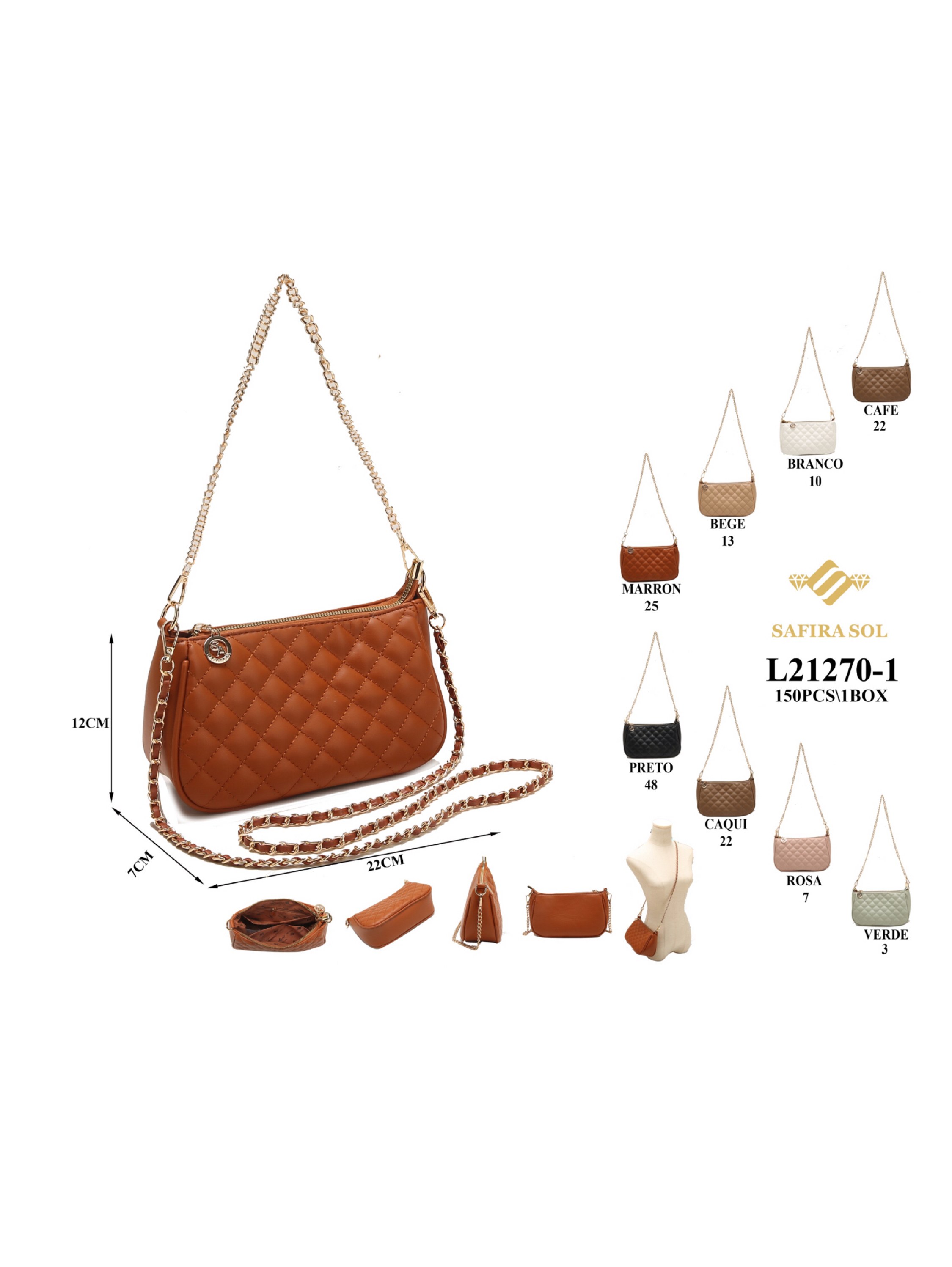 Bolsa feminina(L21270-1)
