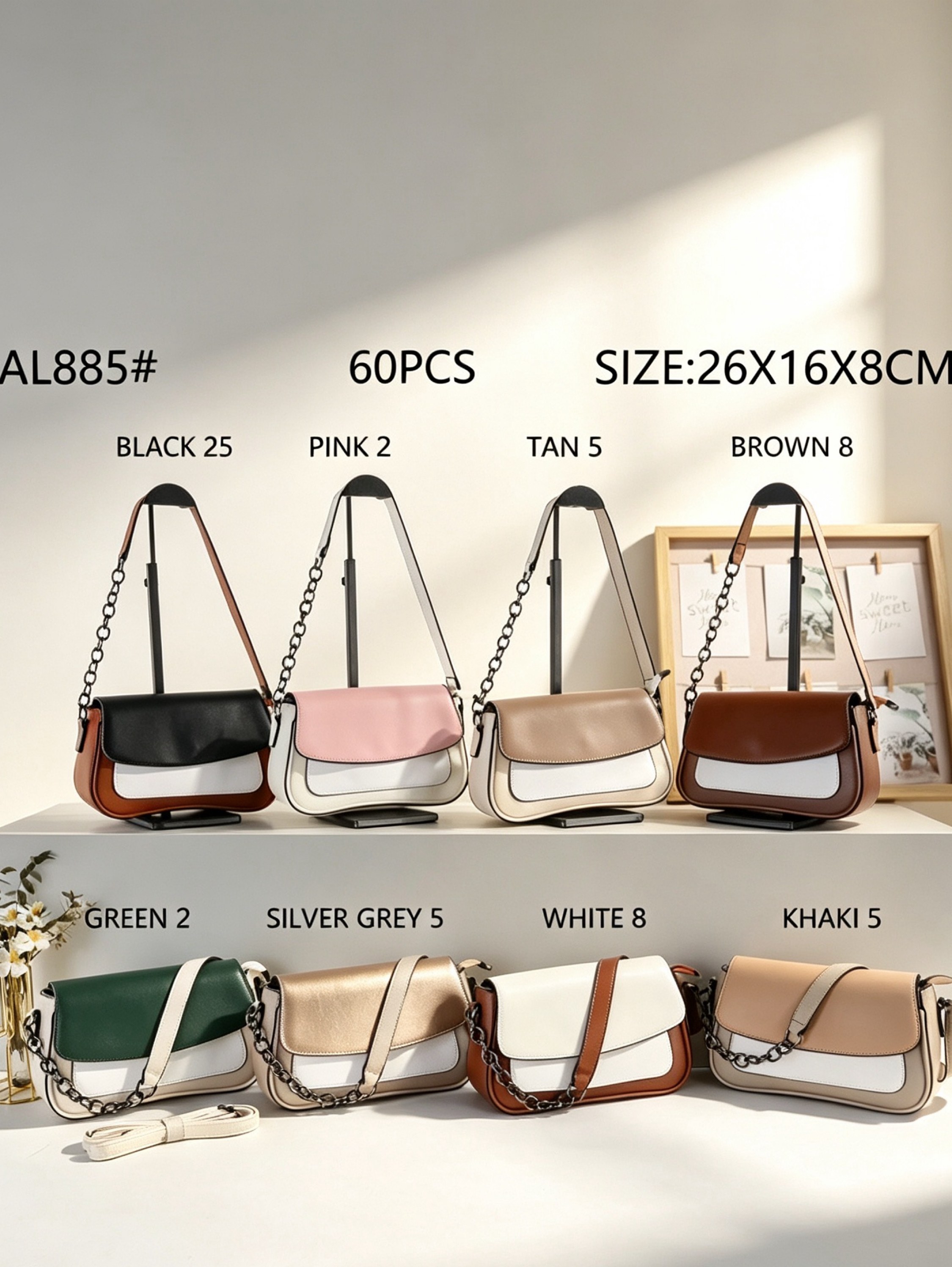 Kit 10 Bolsa Tiracolo AL-885