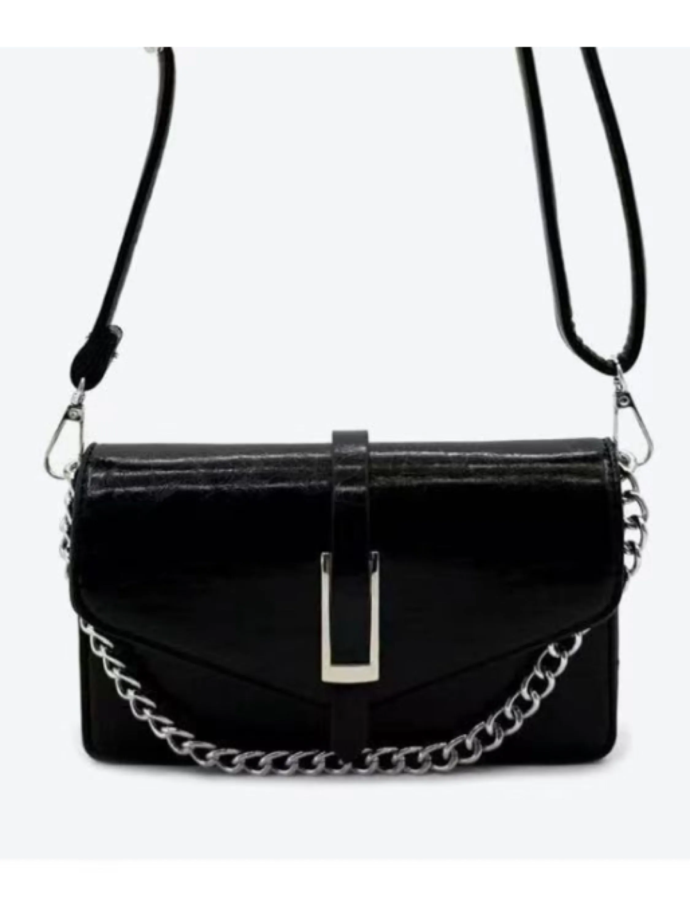 Bolsa tiracolo bem chic com duas repartições AL-1281