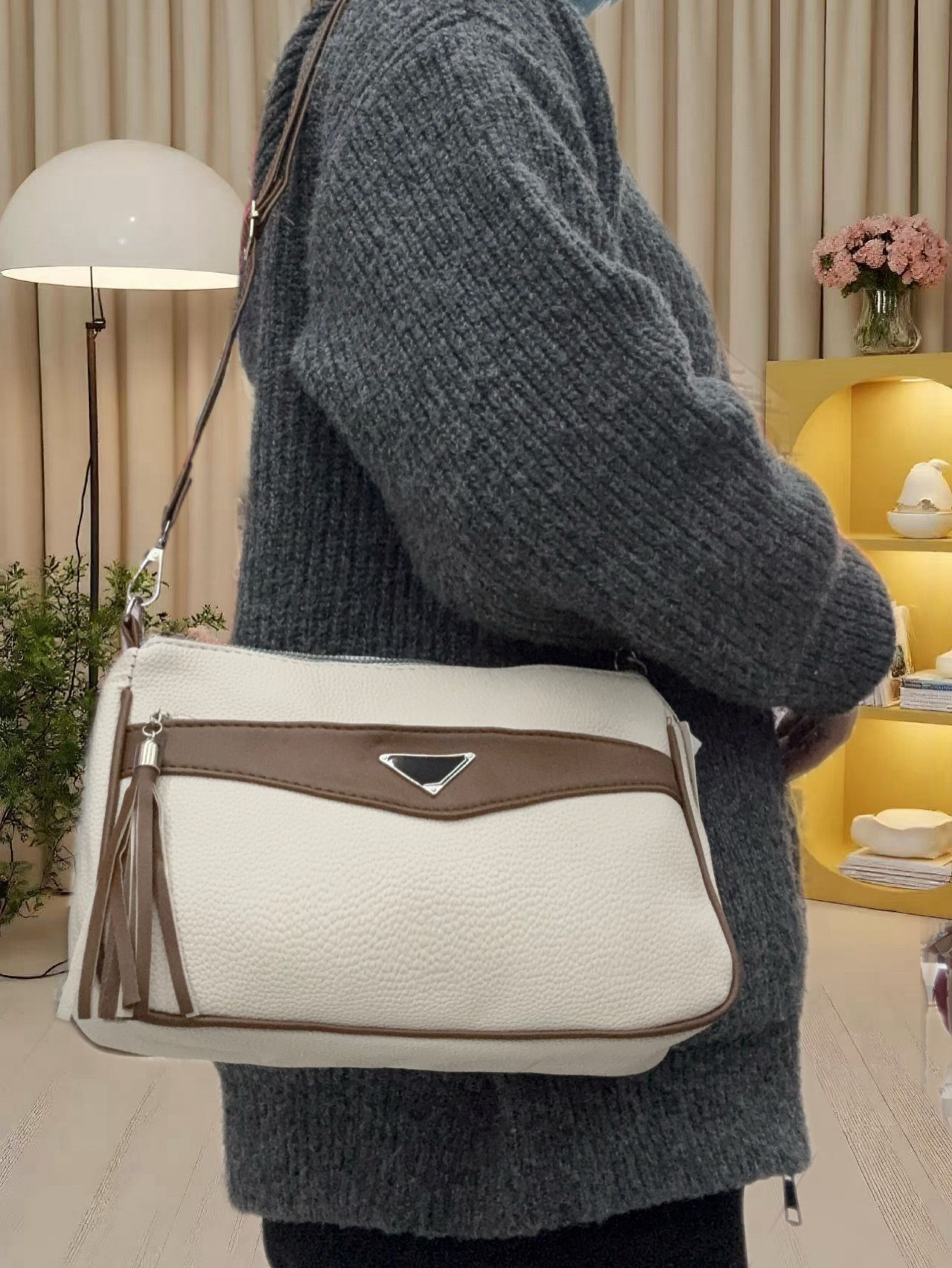 Bolsa tiracolo 3 repartições AL-1238