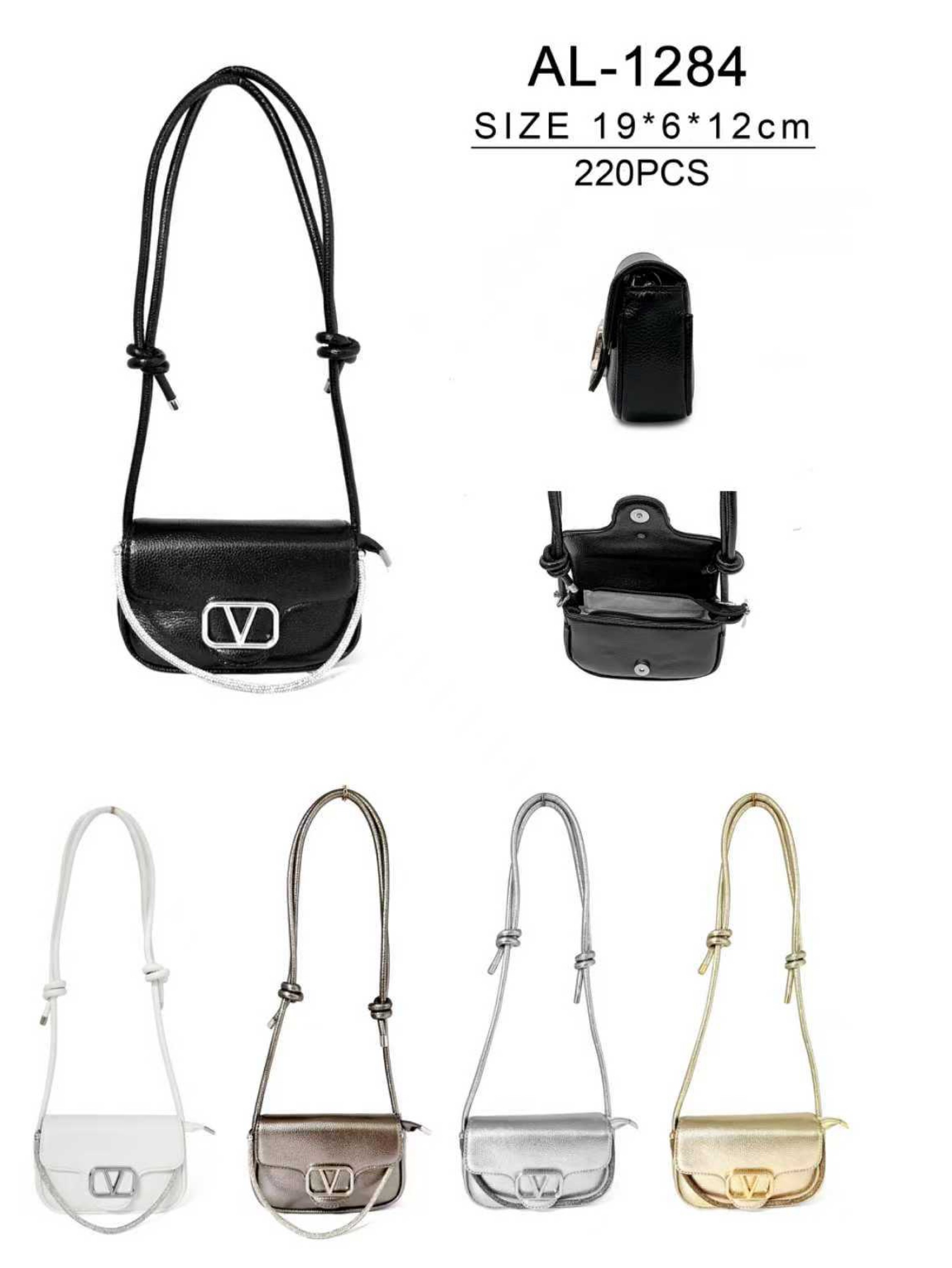 Bolsa tiracolo com letras V AL-1284