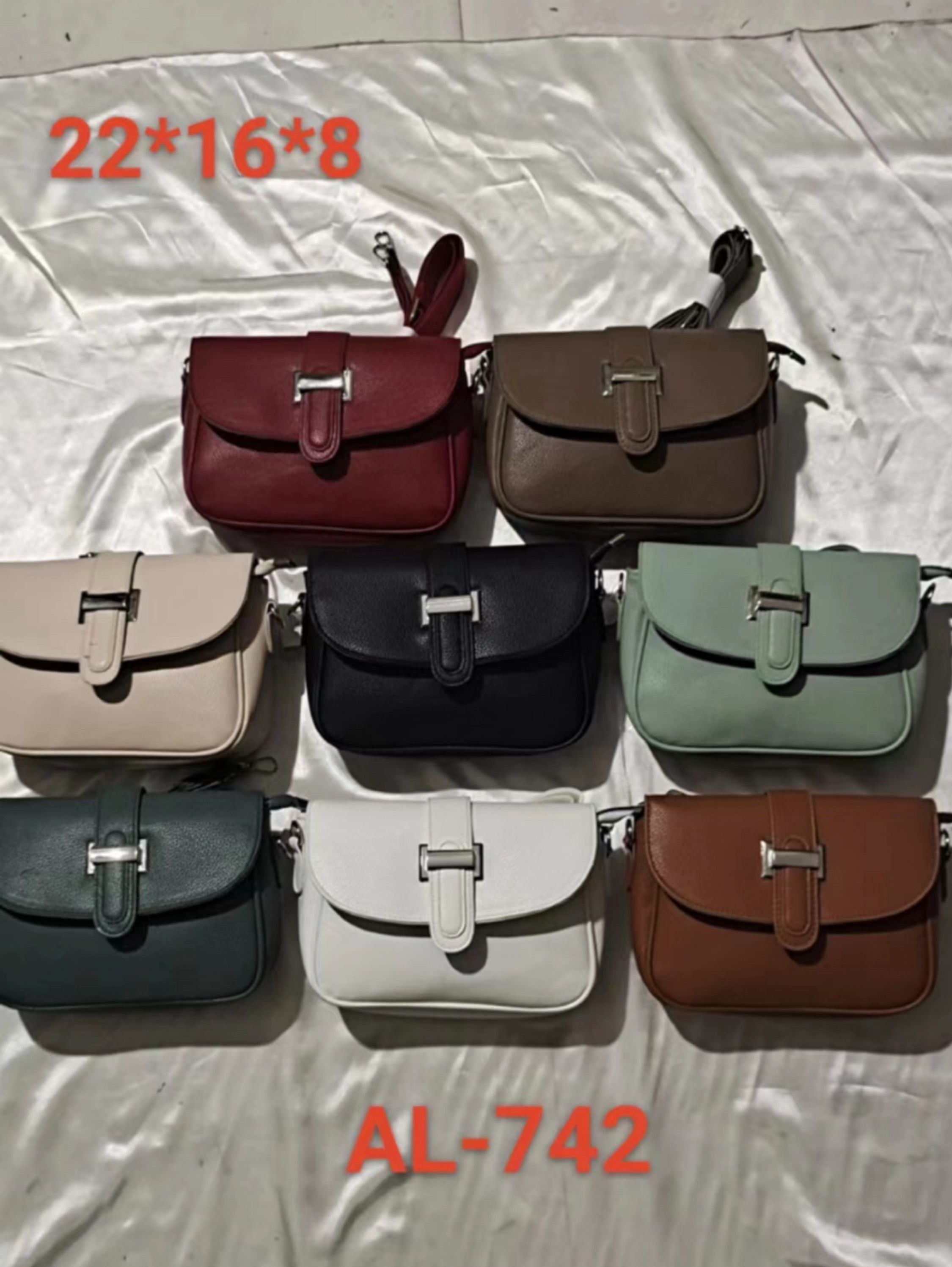 Bolsa Feminina com alça transversal de tecido Grosso AL-742