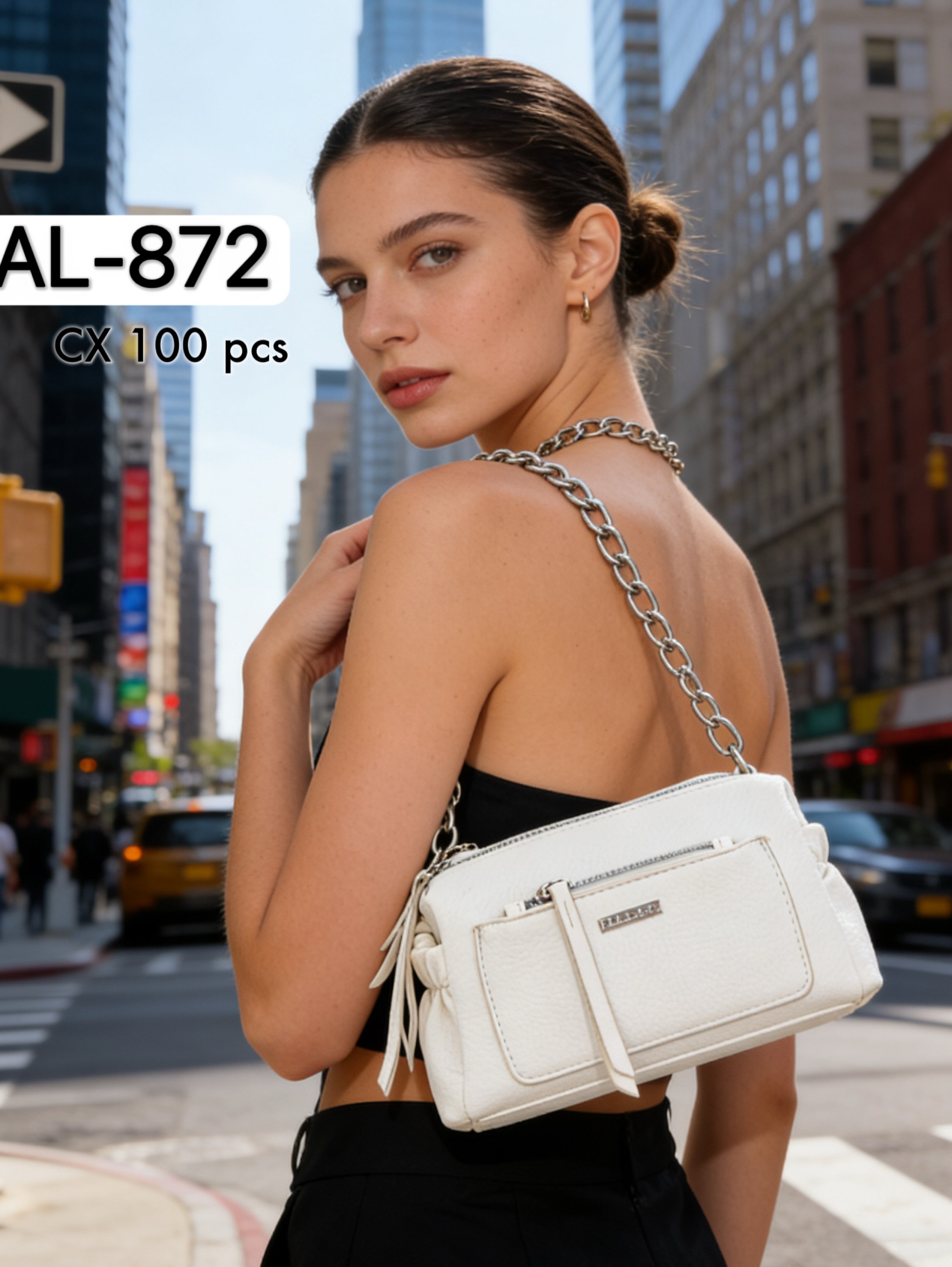 Bolsa bauzinha com alça comprida AL-872