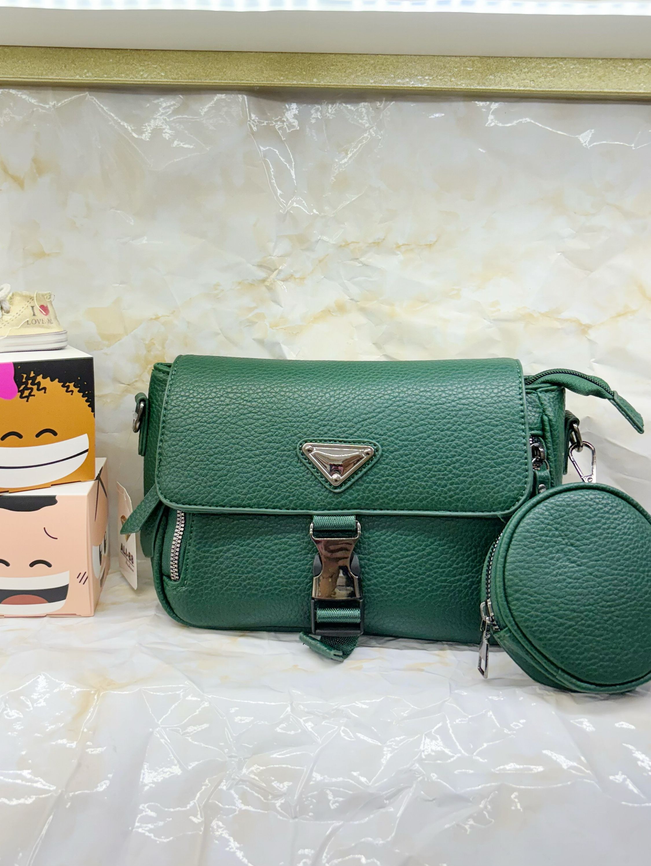 Novidade 2025 Bolsa Feminina c bolsinha de moeda AL-870