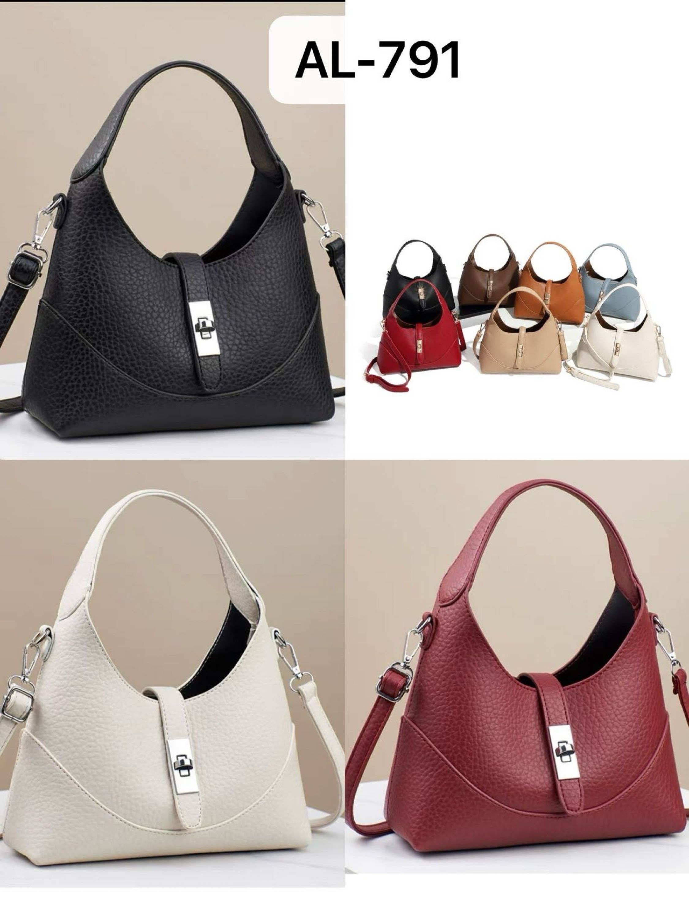 NOVIDADE! Bolsa Tiracolo com alça transversal AL-791