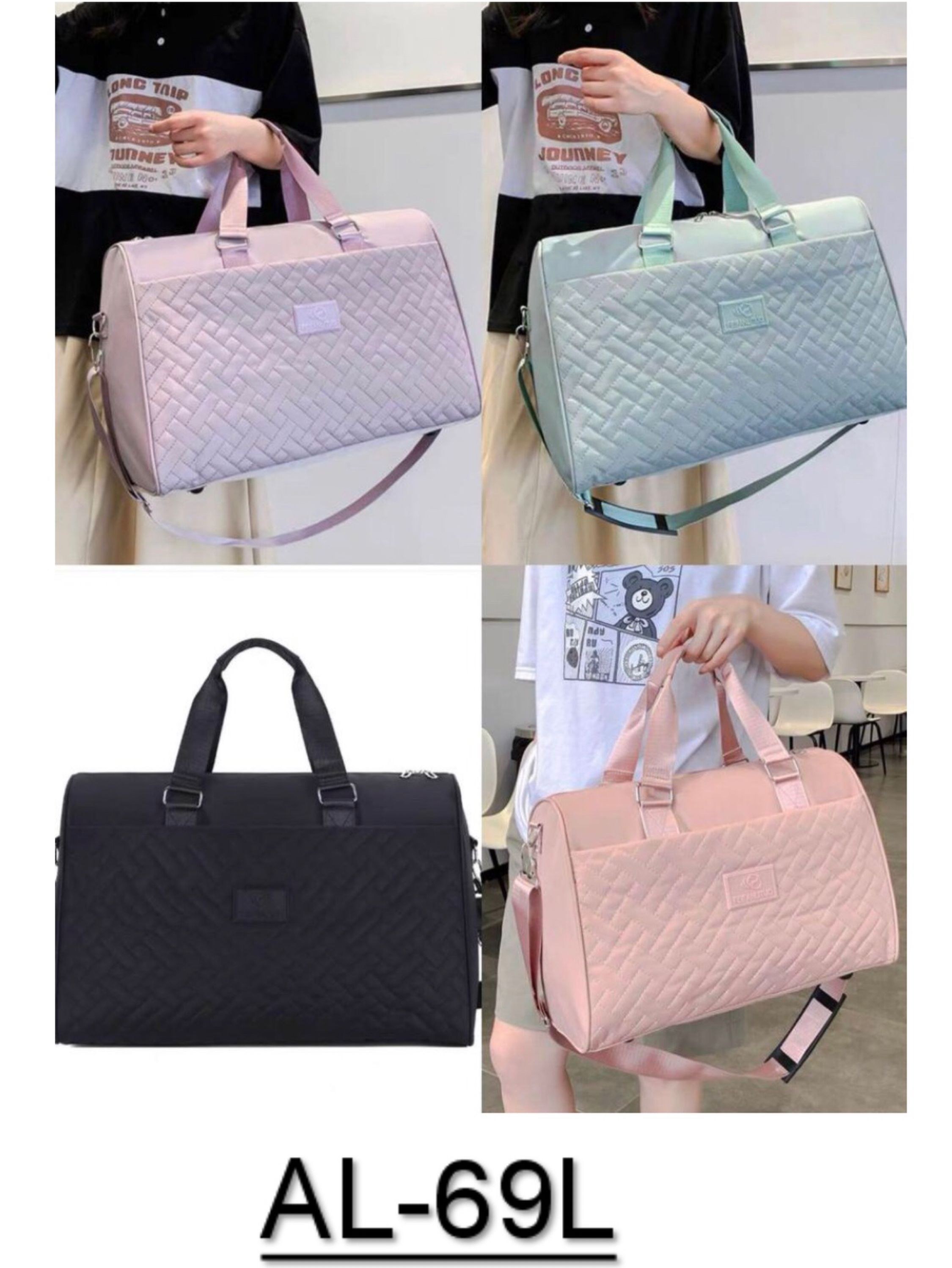 Kit c/ 12 Bolsa Mala de Viagem Academia AL-69S