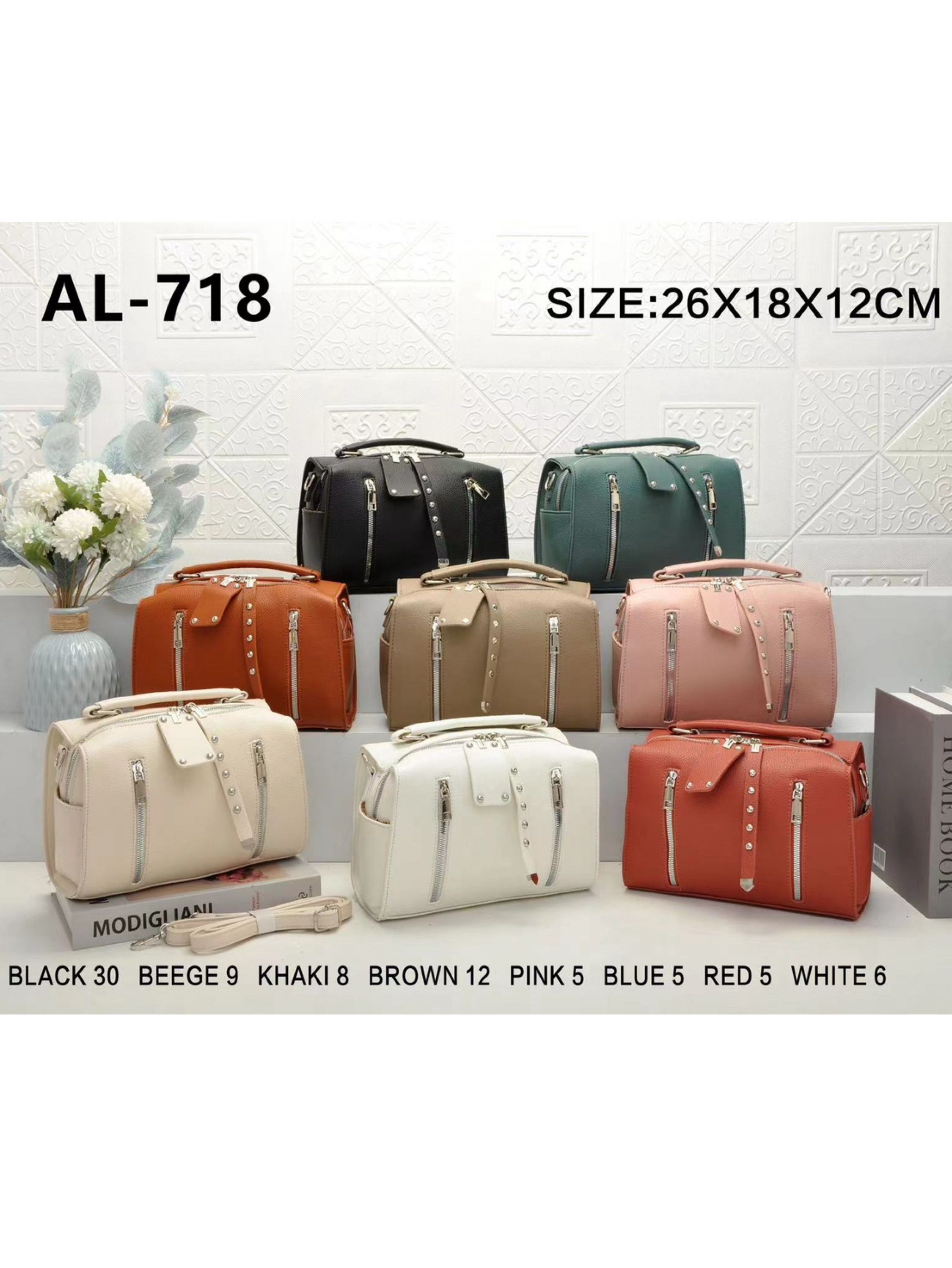 Bolsa BAÚ tiracolo com alça transversal AL-718