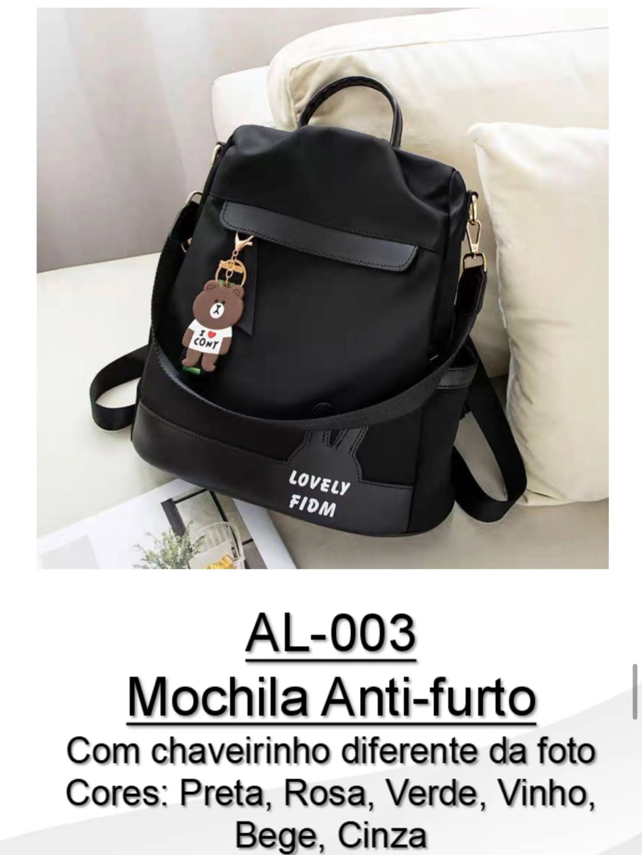 Mochila Anti-furto